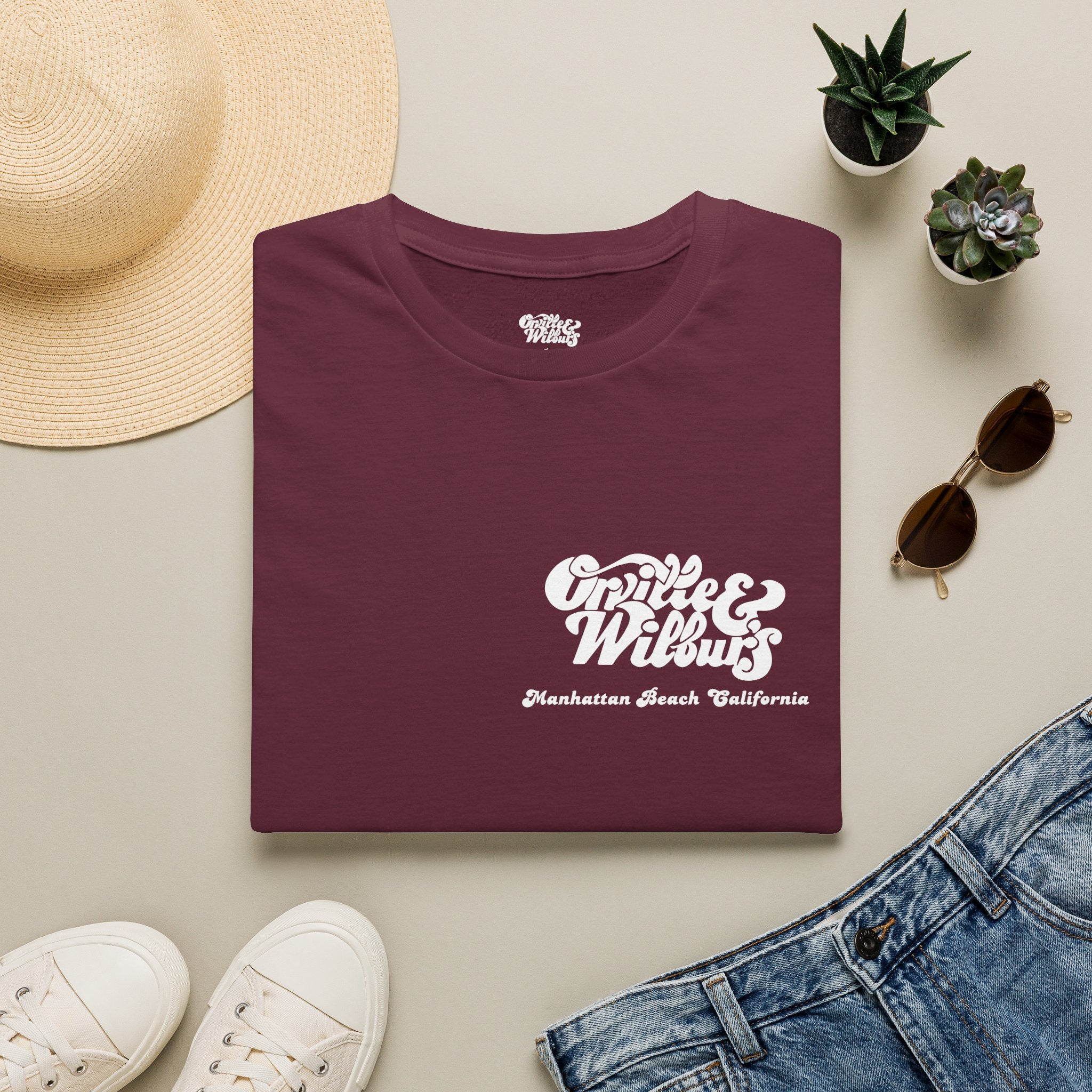 Orville and Wilburs Restaurant Manhattan Beach California - Old South Bay Mom and Dad T-Shirt