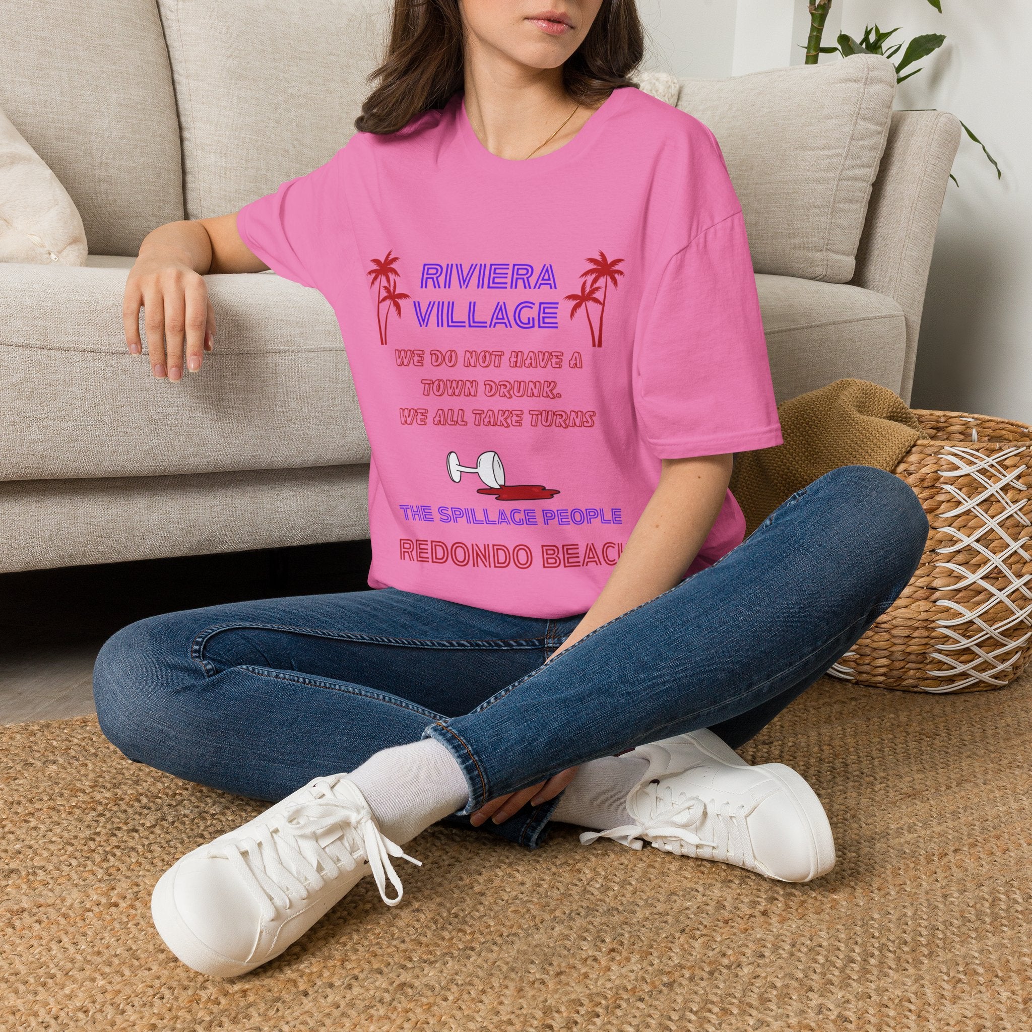 Riviera Village Redondo Beach - The Spillage People - Mens and Womans  Softstyle T-Shirt