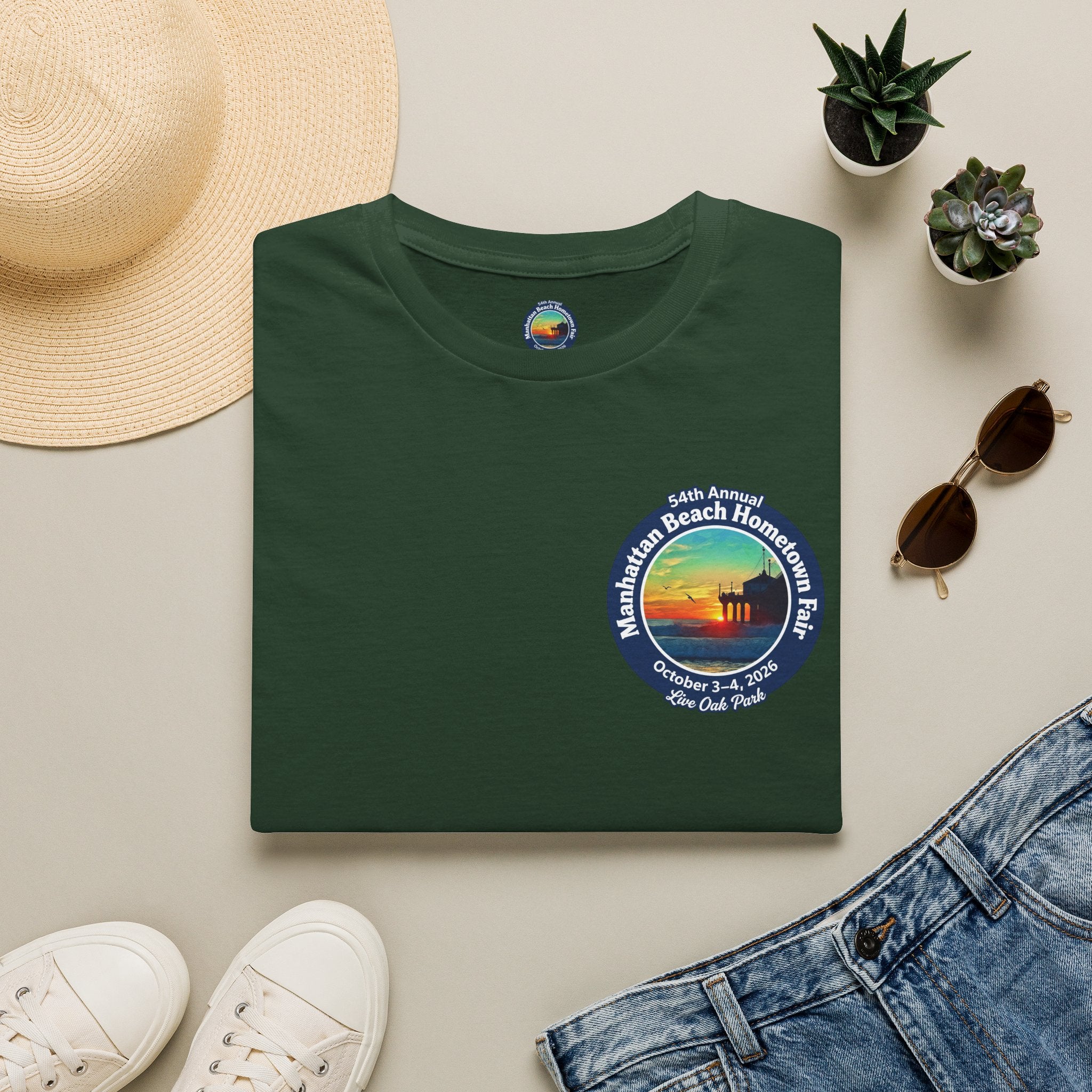 Manhattan Beach Hometown Fair Sunset T-Shirt 2026