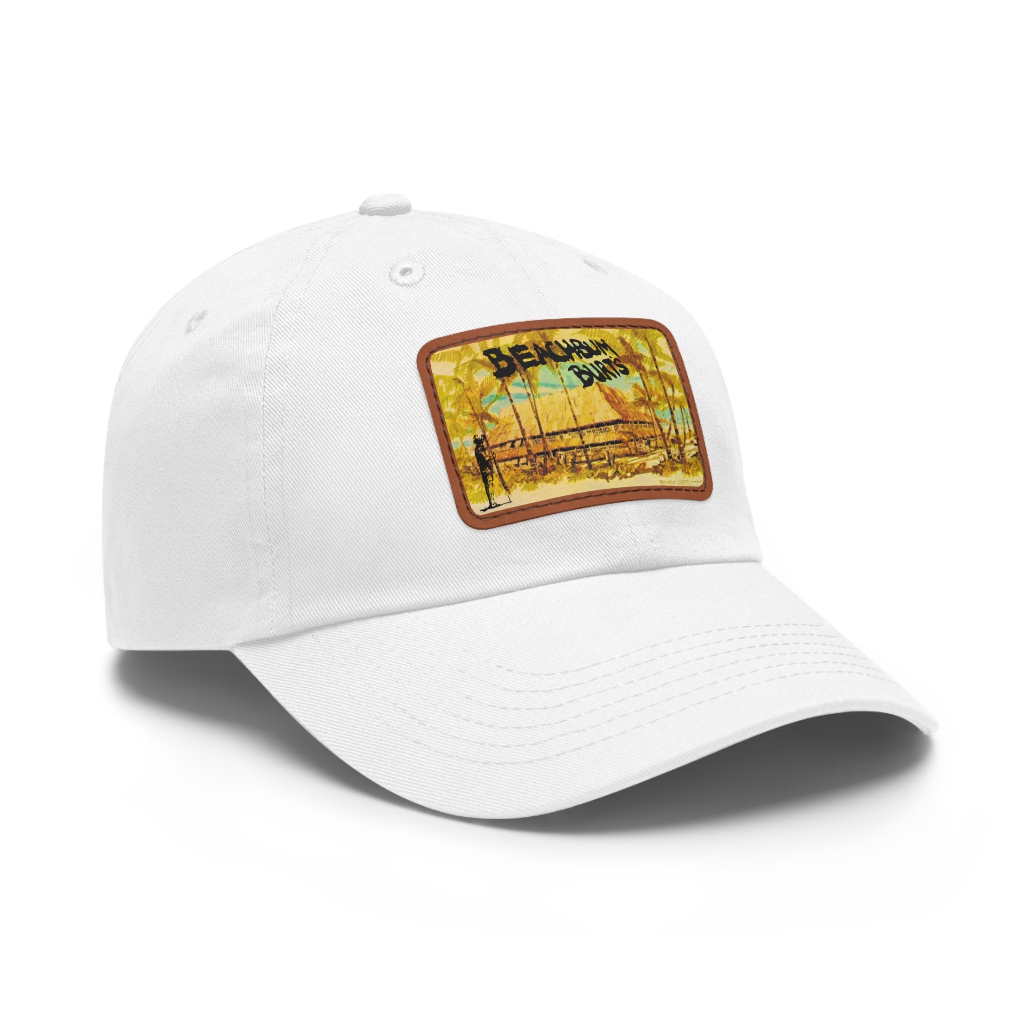 Beach Bum Burts Redondo Beach California - Beach Vibes Mom and Dad Hat, Relaxed Fit Cap, Gift for Dad, Casual Summer Hat