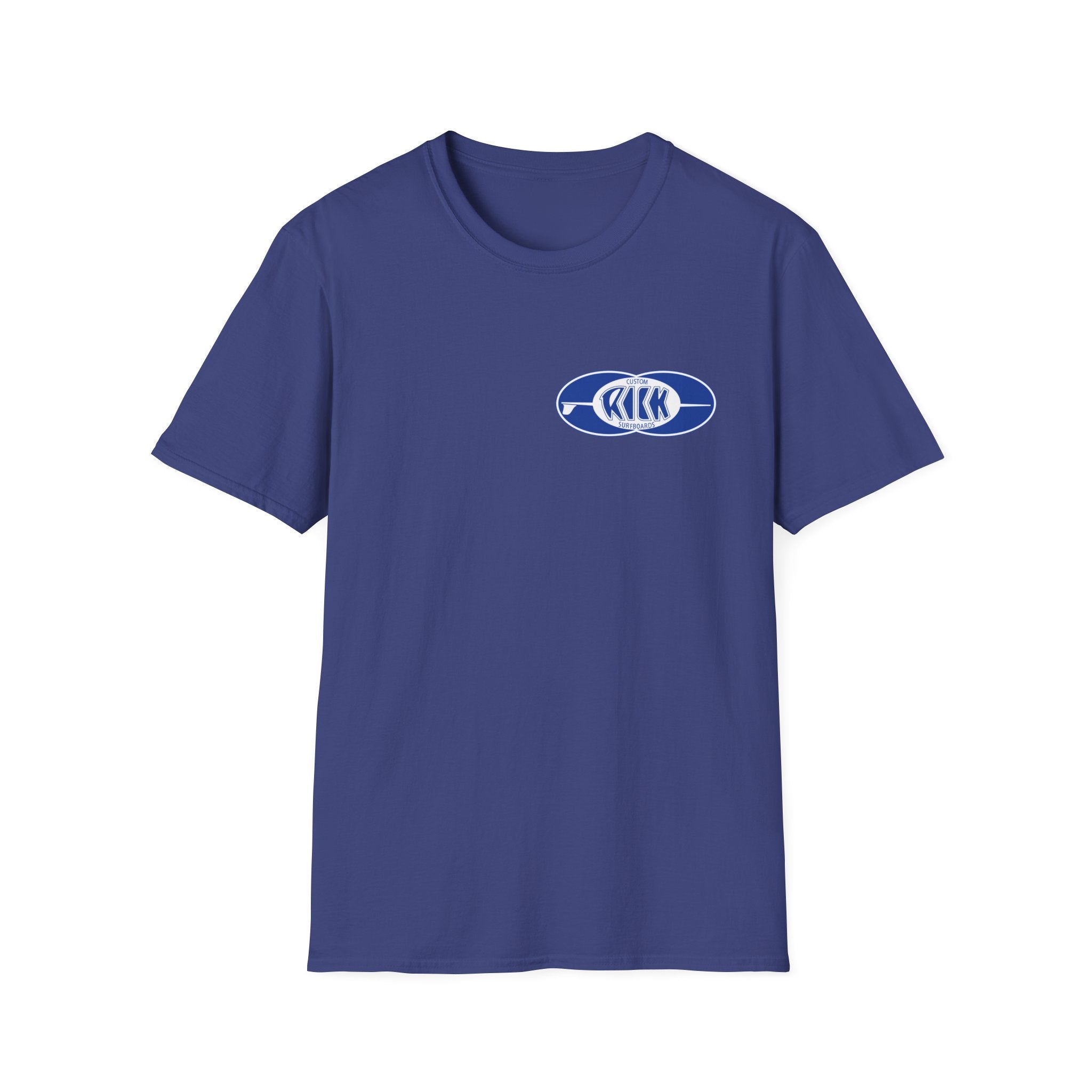 Rick Surfboards Unisex Softstyle T-Shirt Old School Hermosa Beach