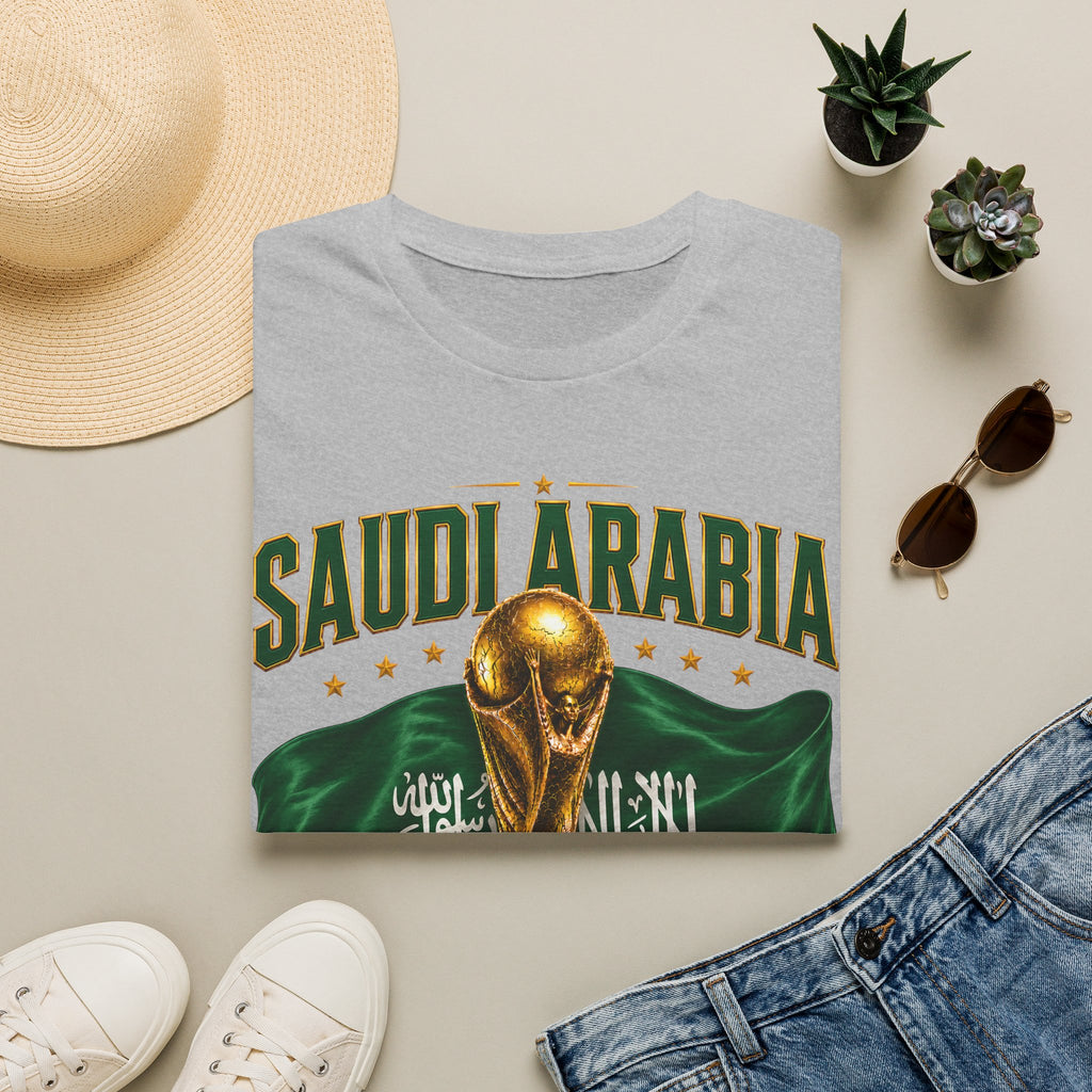 Saudi Arabia 2026 World Cup T-Shirt – Soccer Champion Trophy Design