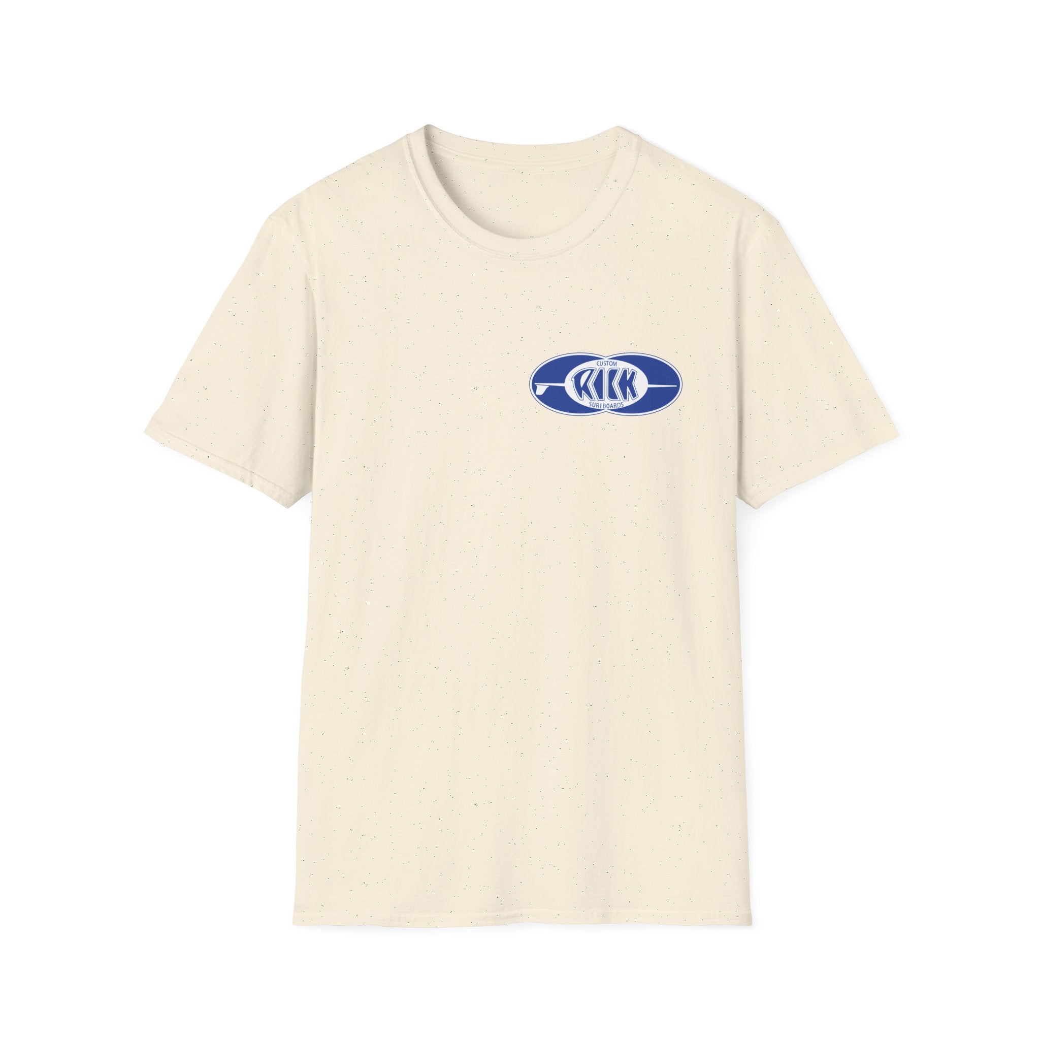 Rick Surfboards Unisex Softstyle T-Shirt Old School Hermosa Beach