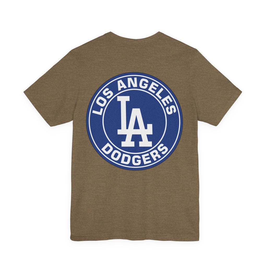 Los Angeles Doyers (Front and Back Printing) Mens Womans Jersey Short Sleeve Tee