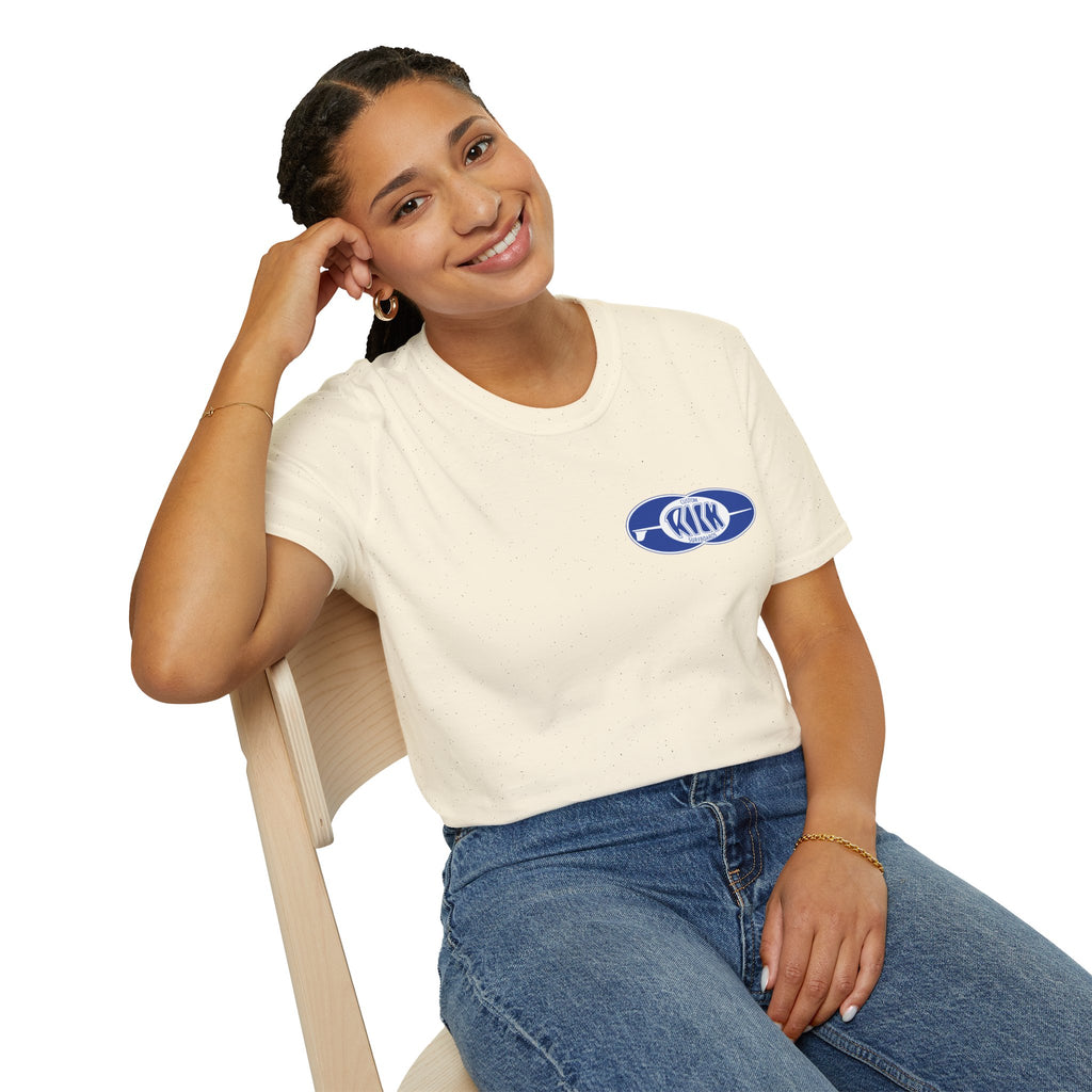 Rick Surfboards Unisex Softstyle T-Shirt Old School Hermosa Beach
