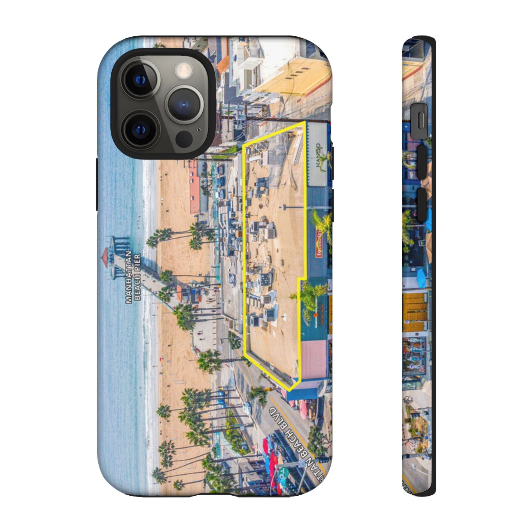 Phone Cases, Manhattan Beach California iPhone Samsung Google Tough Cases, Beach Lovers Gifts, Coastal Accessories, Ocean Phone Covers,