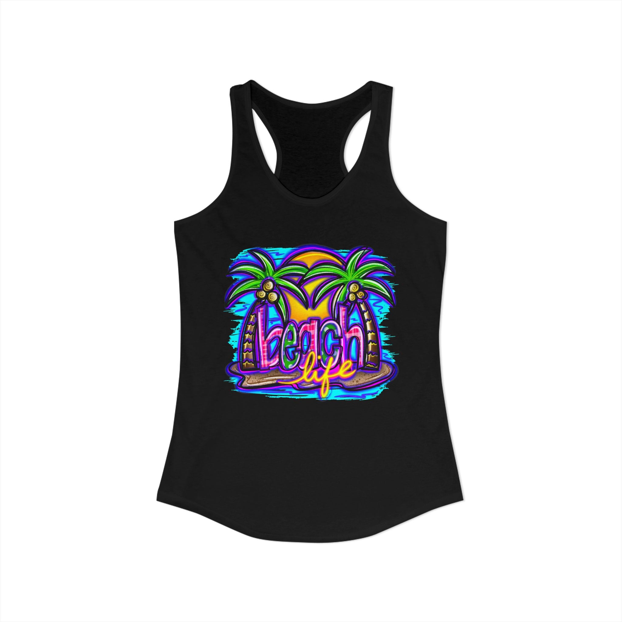 Beach Life Racerback Tank — Women's Beachy Summer Tank Top