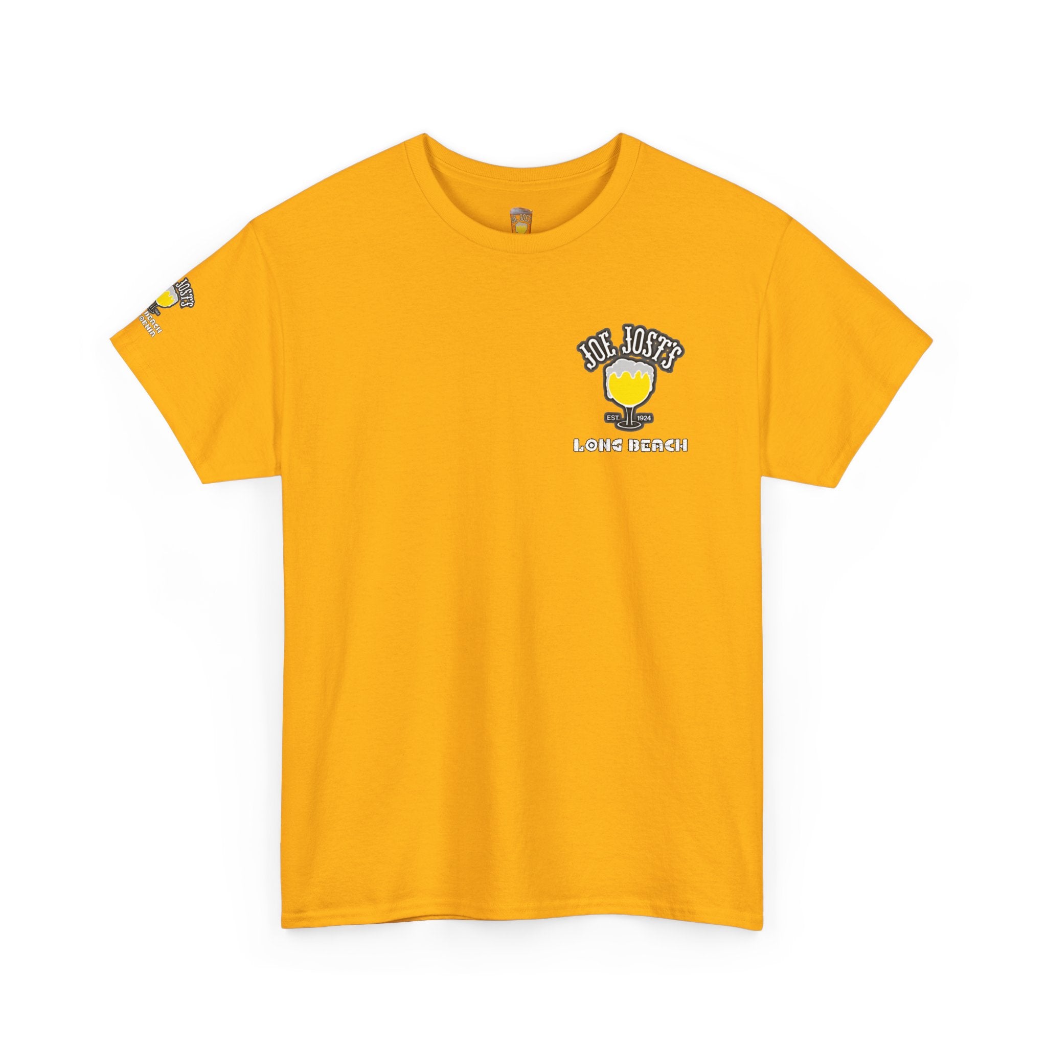 Joe Josts Long Beach California Men's and Woman's Heavy Cotton Tee - Printed 4 Areas