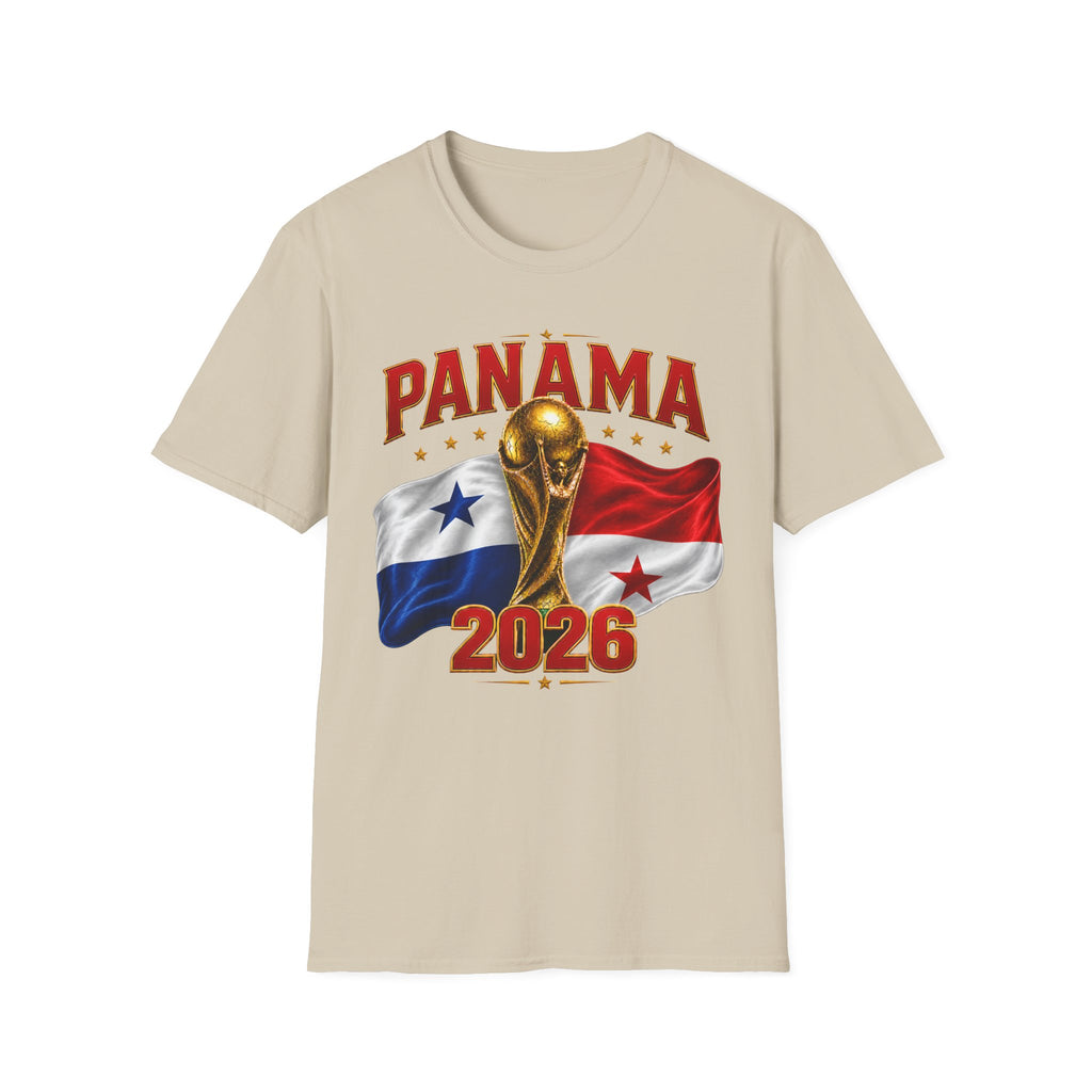 Panama 2026 World Cup T-Shirt — Panama Flag & Trophy Soccer Tee