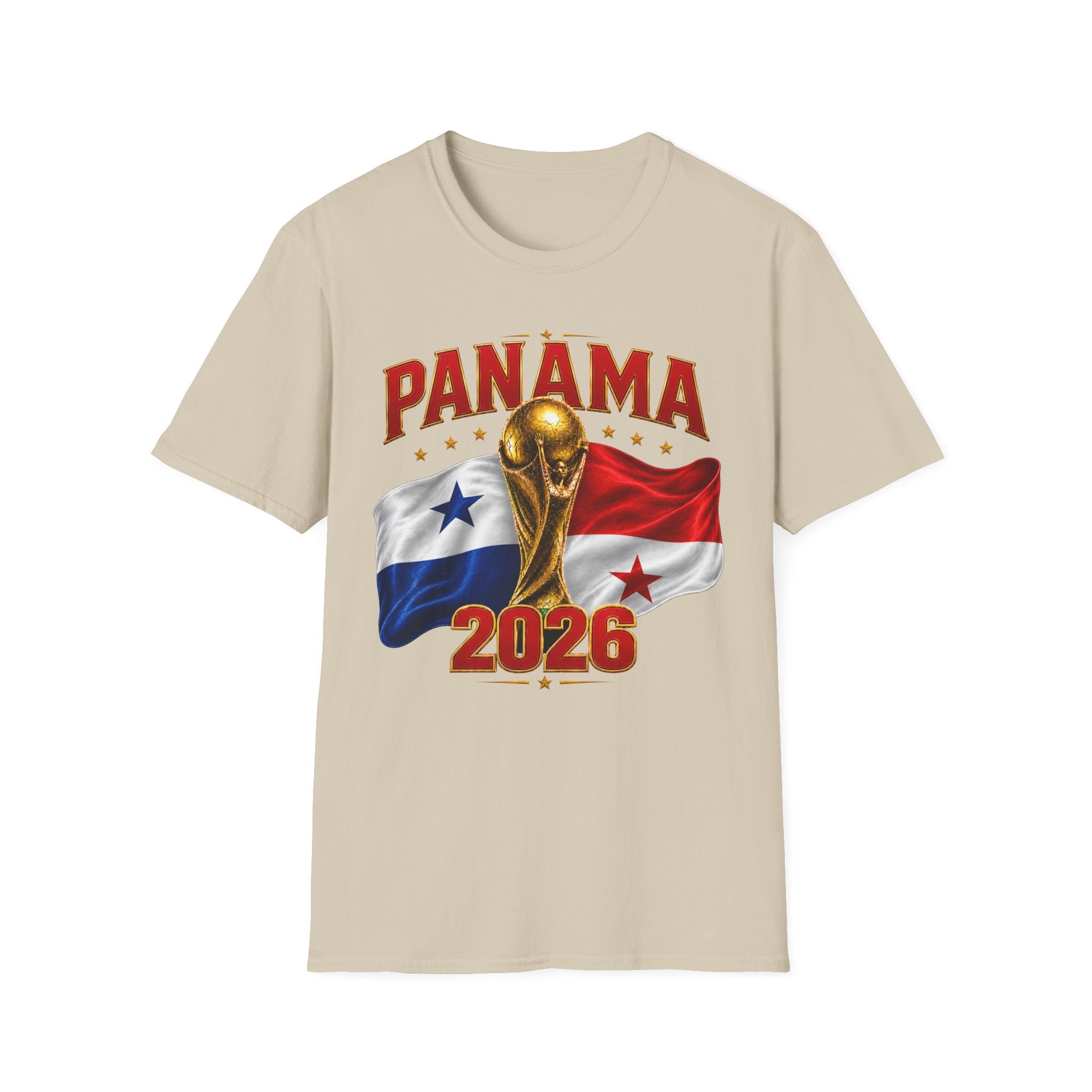 Panama 2026 World Cup T-Shirt — Panama Flag & Trophy Soccer Tee