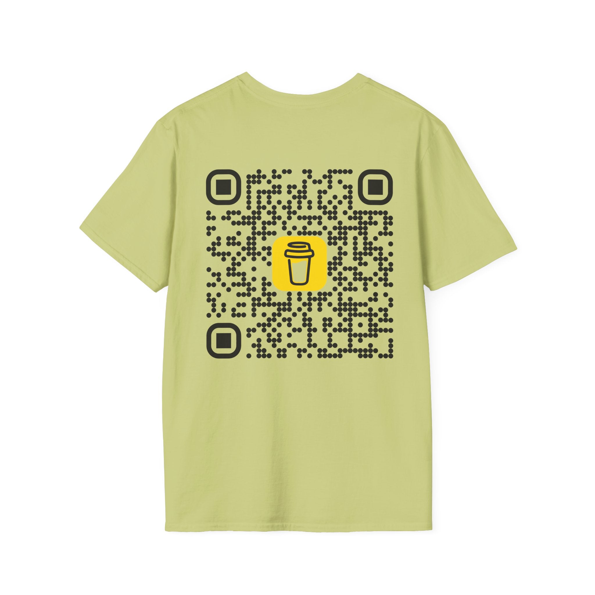 QR Code Coffee Tee — Scan-to-Order Coffee Shop T-Shirt