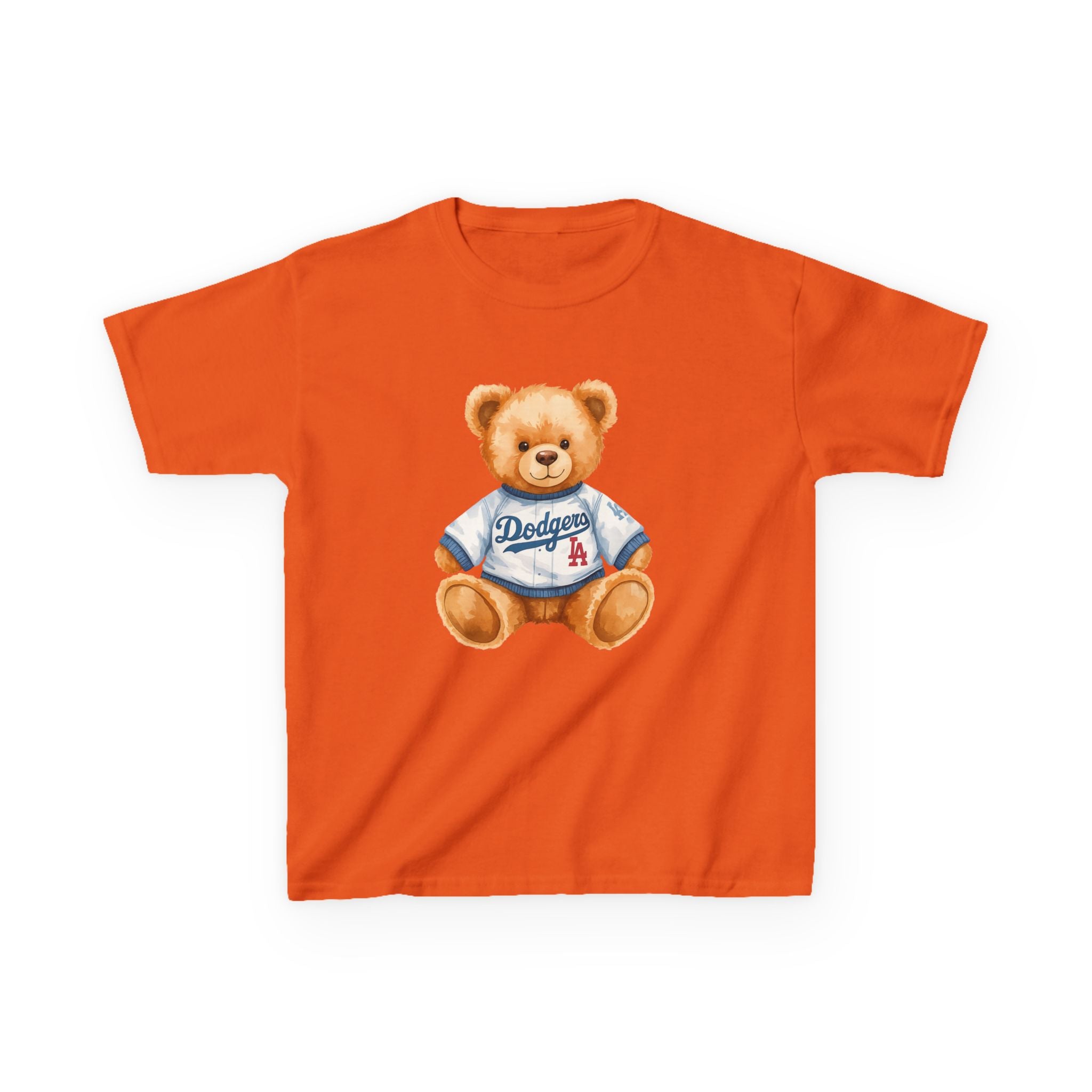 Teddy Bear Tee, Kids Baseball Shirt | Cute Plush Mascot
