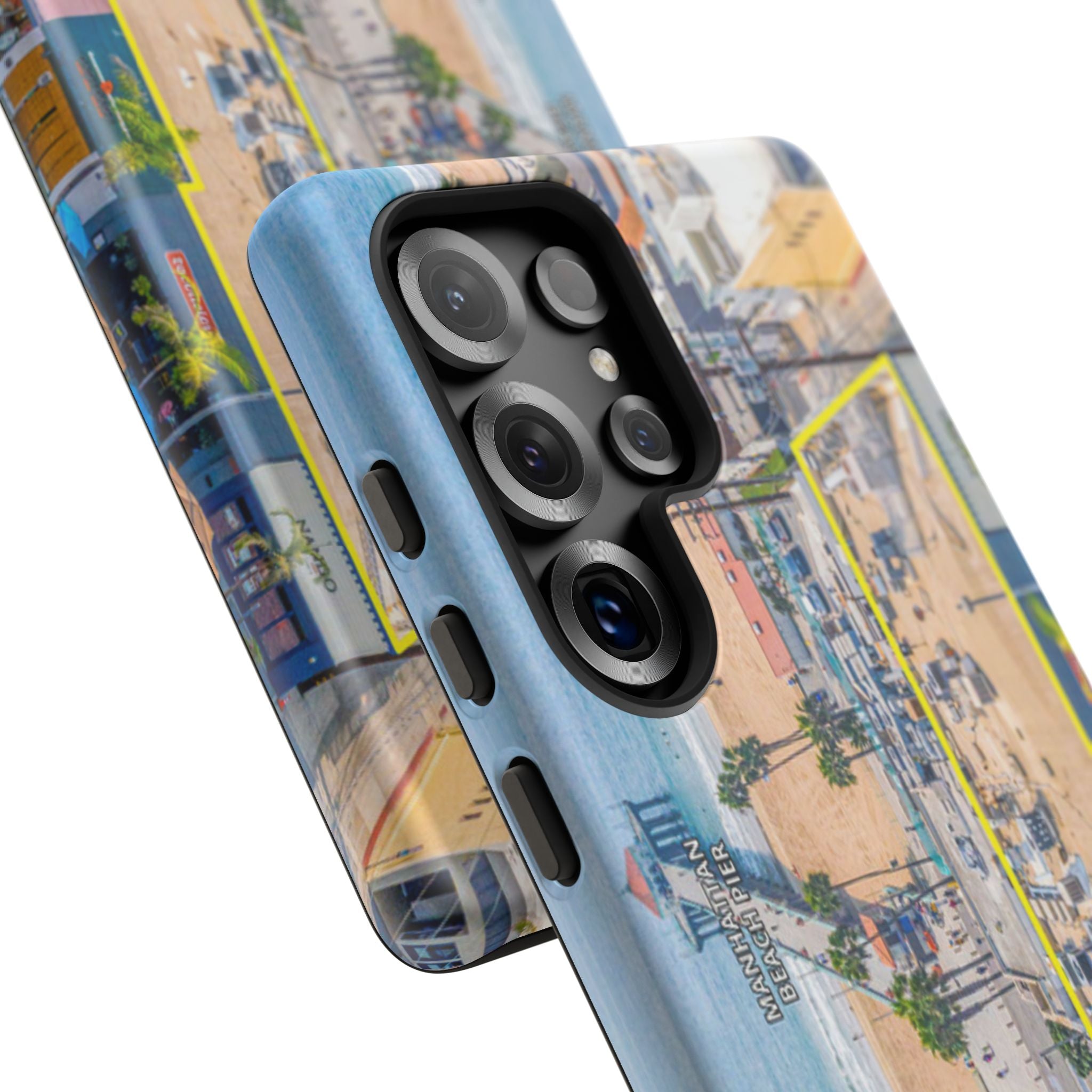 Phone Cases, Manhattan Beach California iPhone Samsung Google Tough Cases, Beach Lovers Gifts, Coastal Accessories, Ocean Phone Covers,