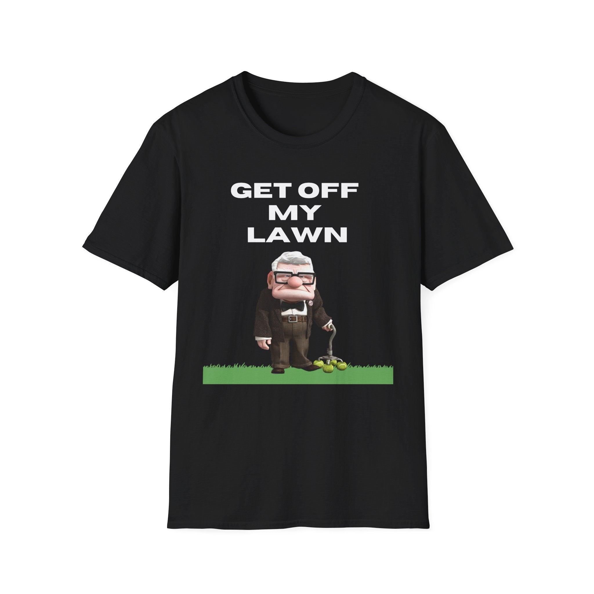 GET OFF My Lawn mens womans Softstyle T-Shirt