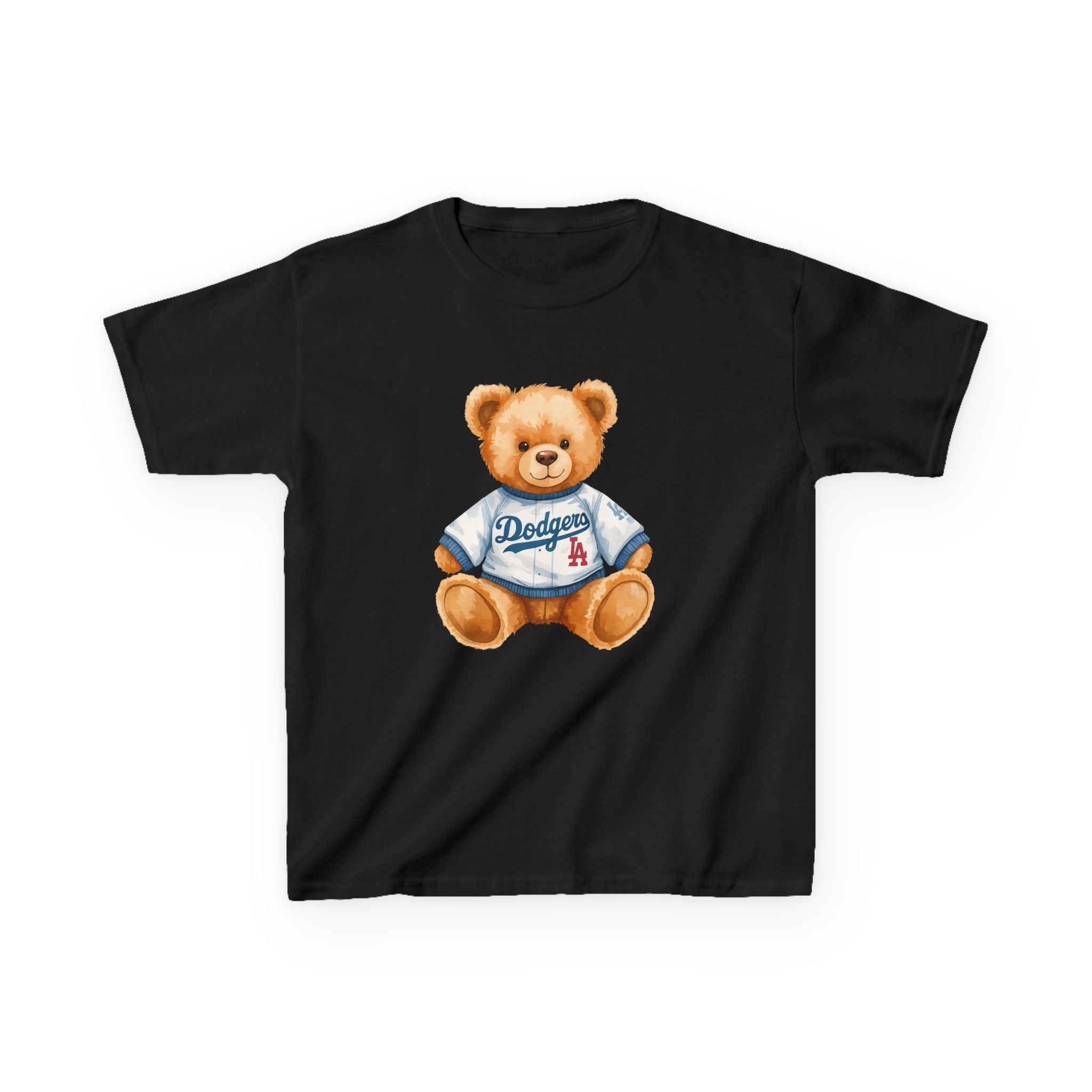 Teddy Bear Tee, Kids Baseball Shirt | Cute Plush Mascot
