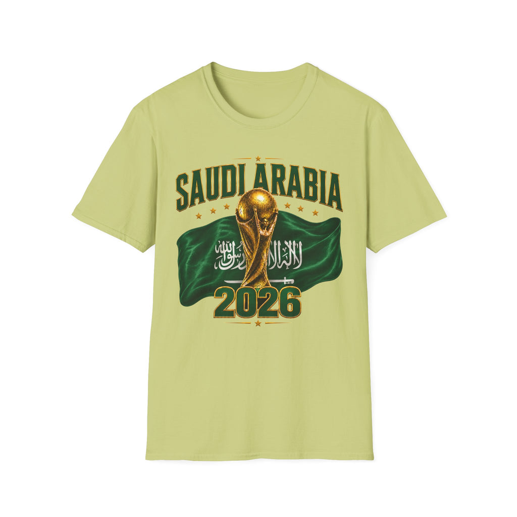 Saudi Arabia 2026 World Cup T-Shirt – Soccer Champion Trophy Design