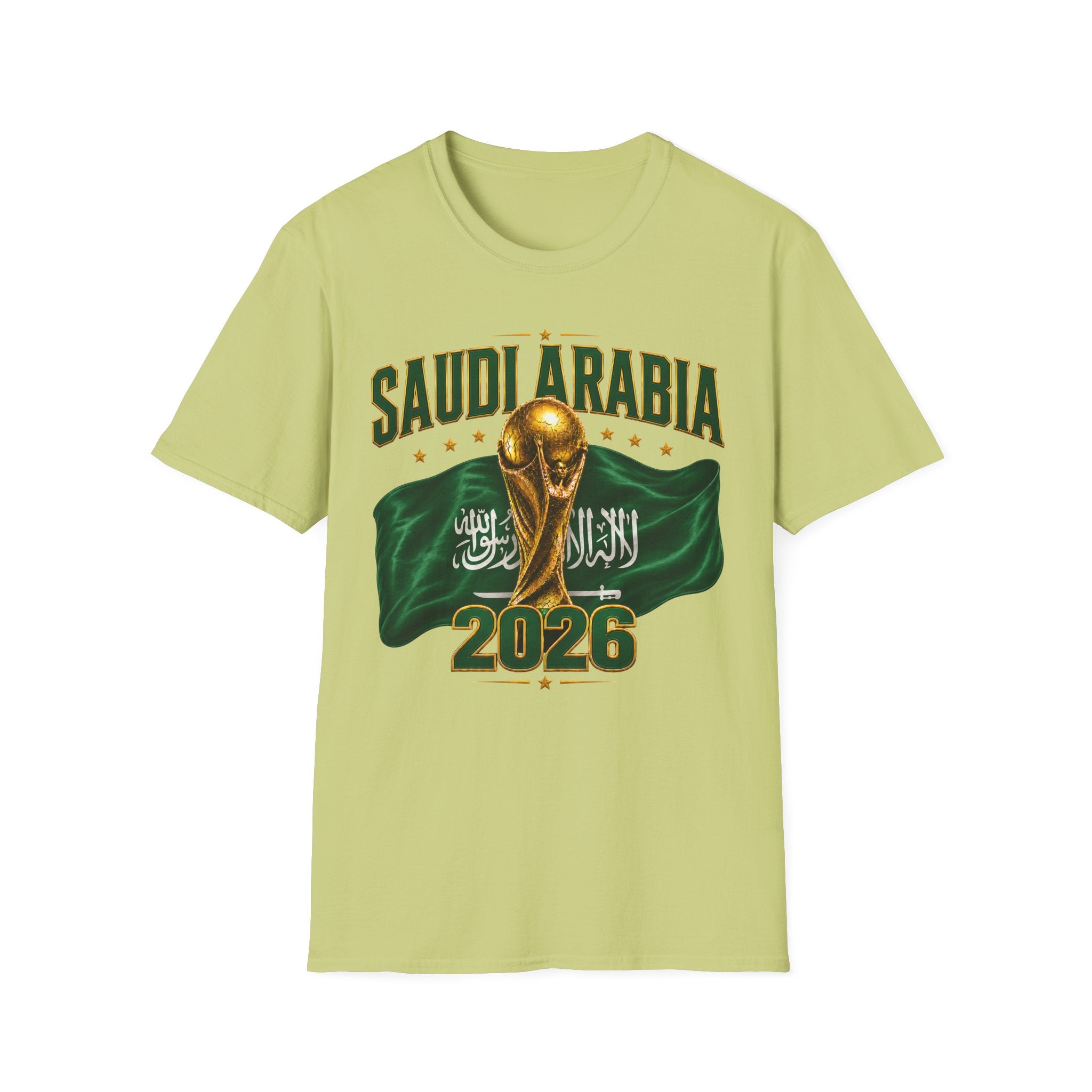 Saudi Arabia 2026 World Cup T-Shirt – Soccer Champion Trophy Design