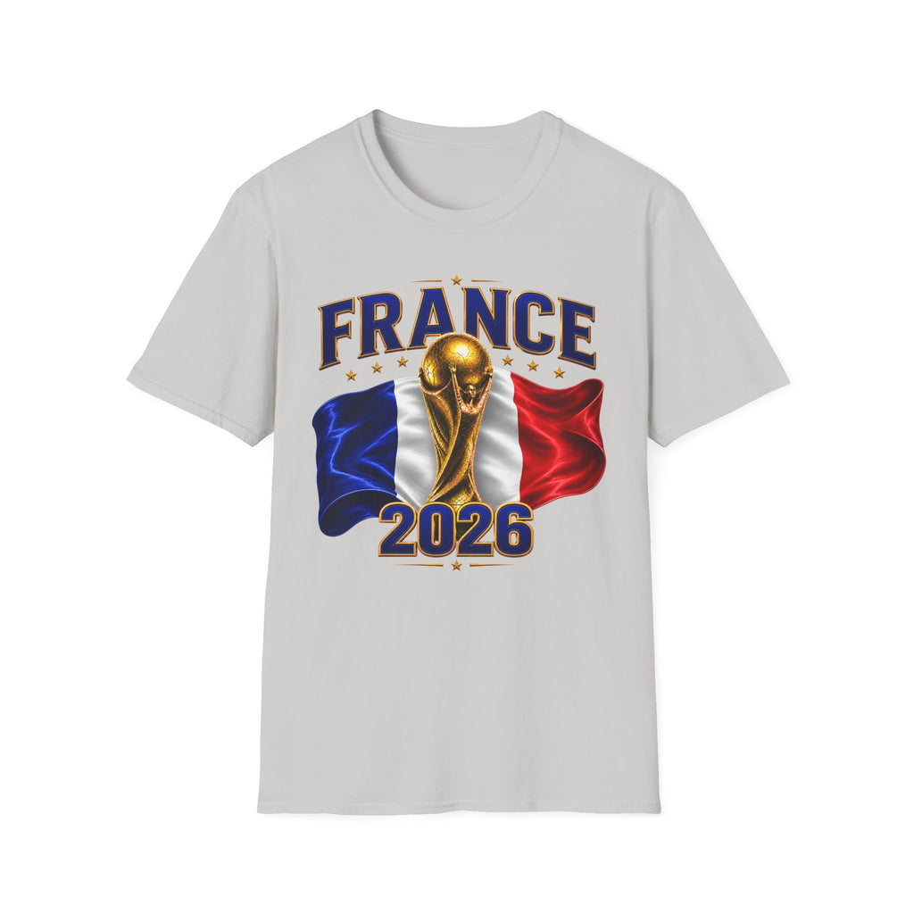 France World Cup 2026 T-Shirt — French Flag & Trophy Soccer Tee