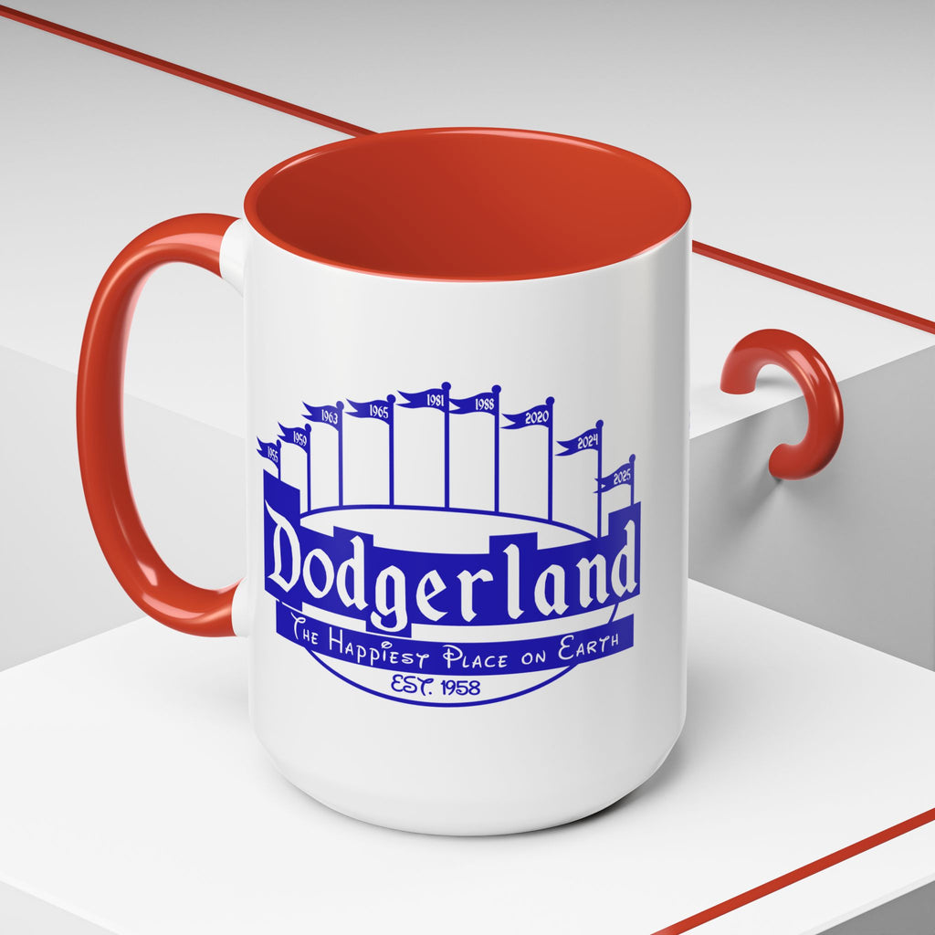 DodgerLAnd Logo Mug | Accent Coffee Mug 11oz or 15oz
