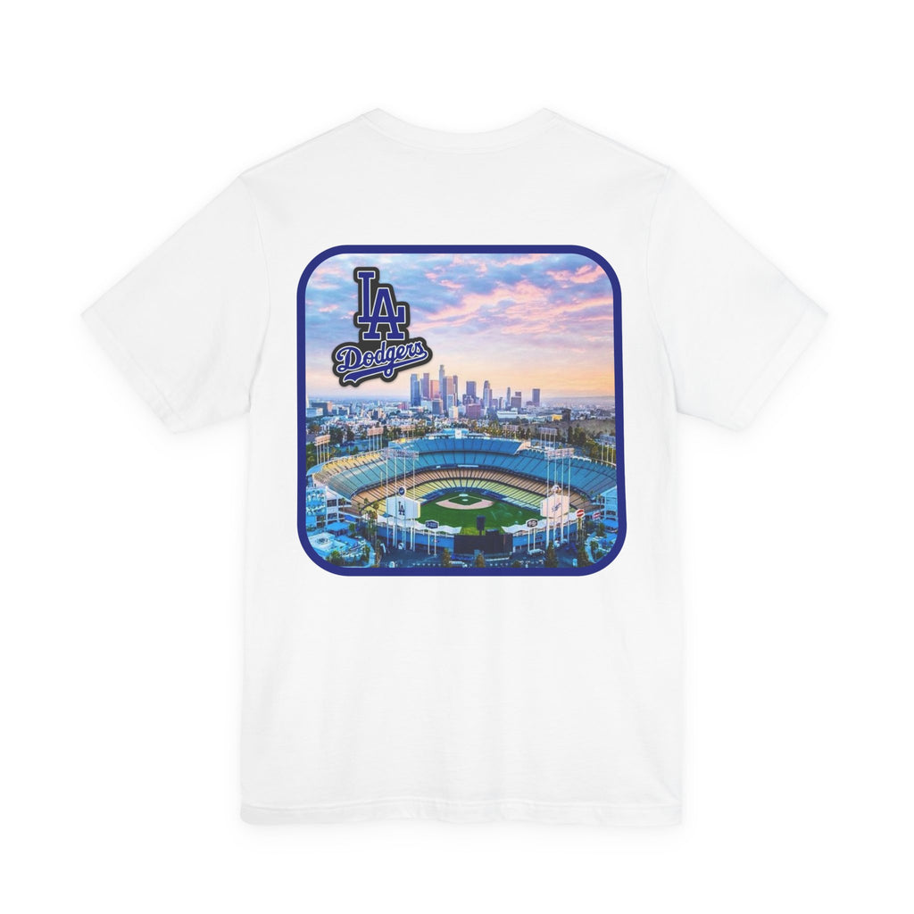 Los Angeles (Front and Back Printing) Mens Womans Jersey Short Sleeve Tee