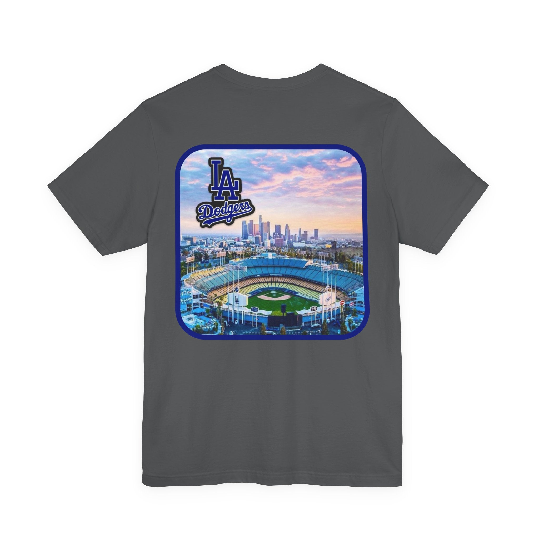 Los Angeles (Front and Back Printing) Mens Womans Jersey Short Sleeve Tee