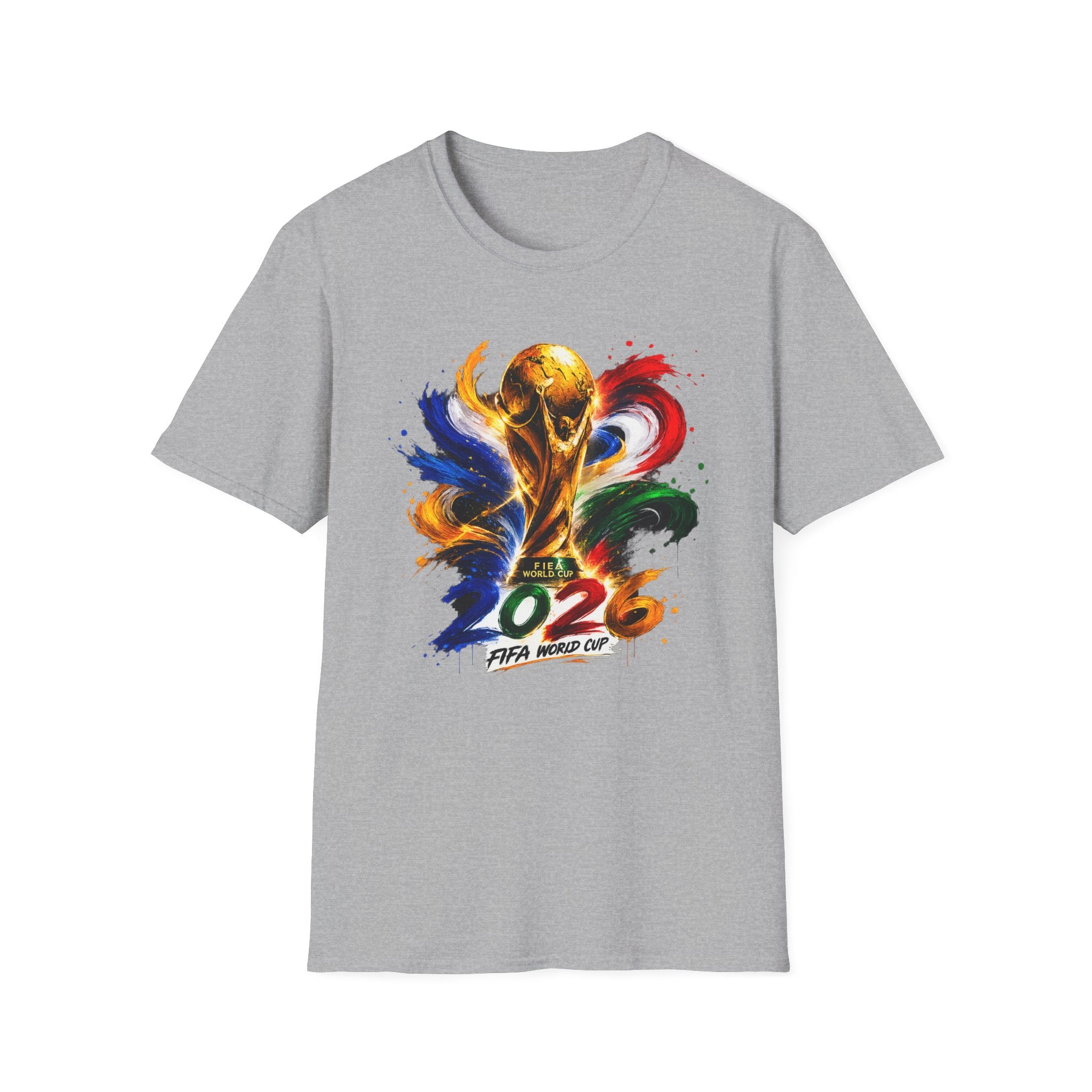 World Cup 2026 T-Shirt — Colorful FIFA Trophy Graphic
