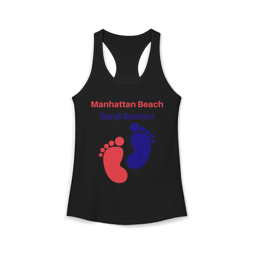 Manhattan Beach Sand Section - Women's Ideal Racerback Tank