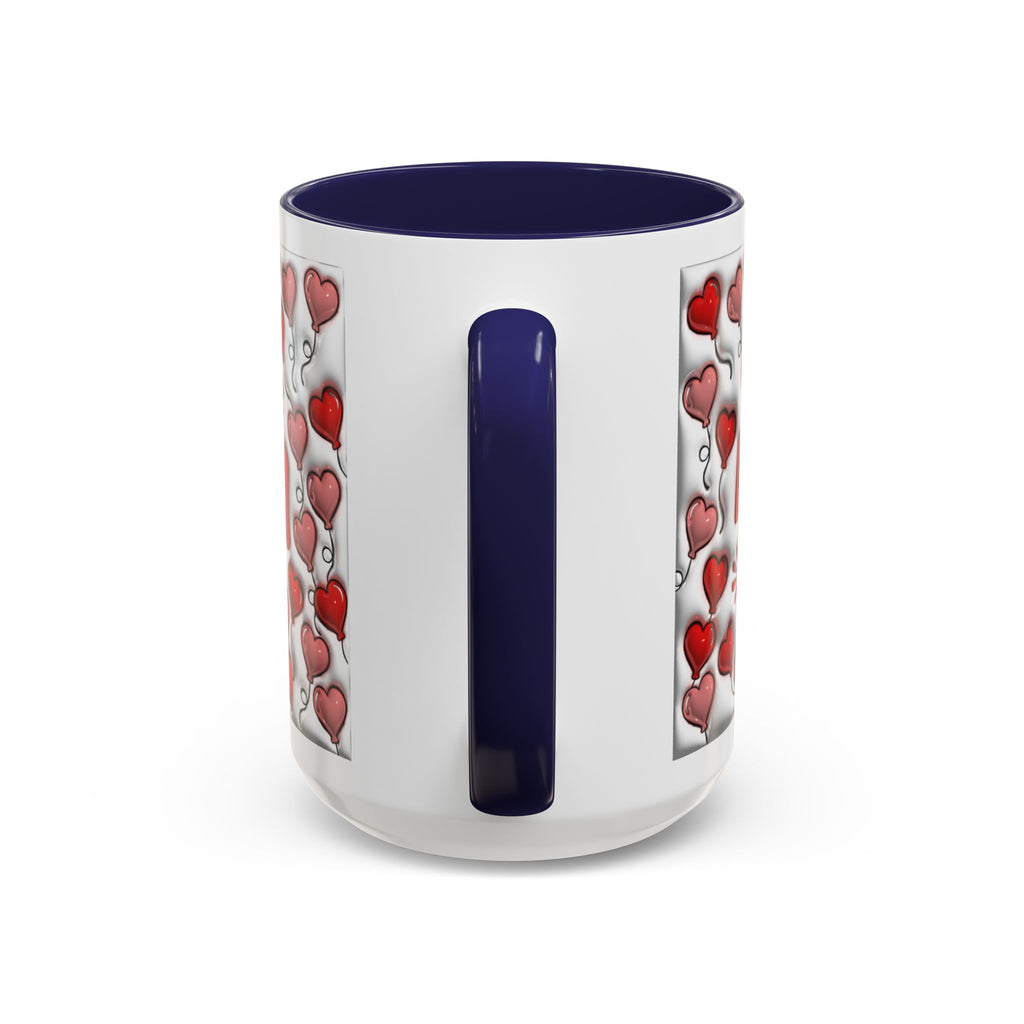 Best Mom Ever Valentines Day Hearts Accent Coffee Mug (11, 15oz)