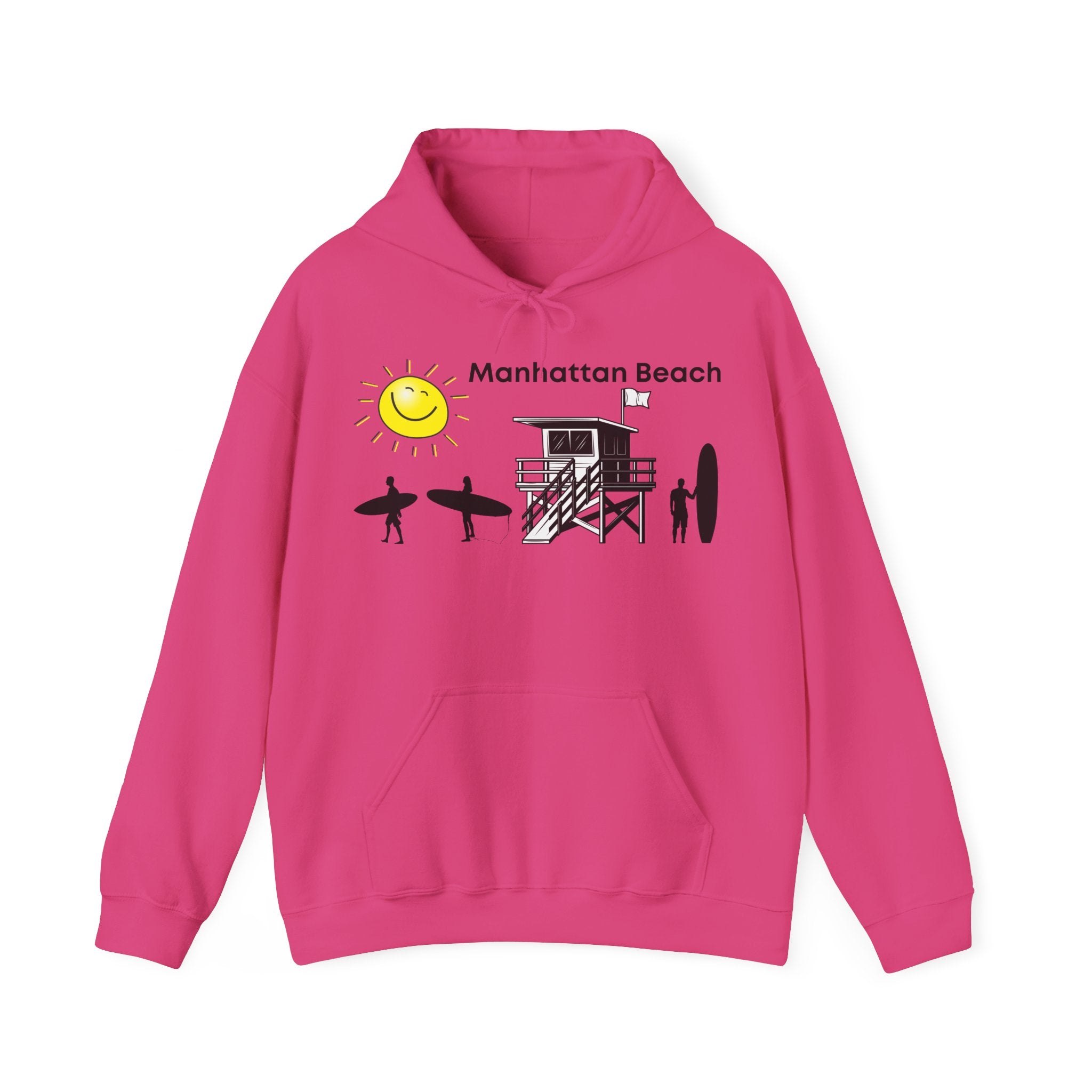 Manhattan Beach California Unisex Heavy Blend™ Hooded Sweatshirt