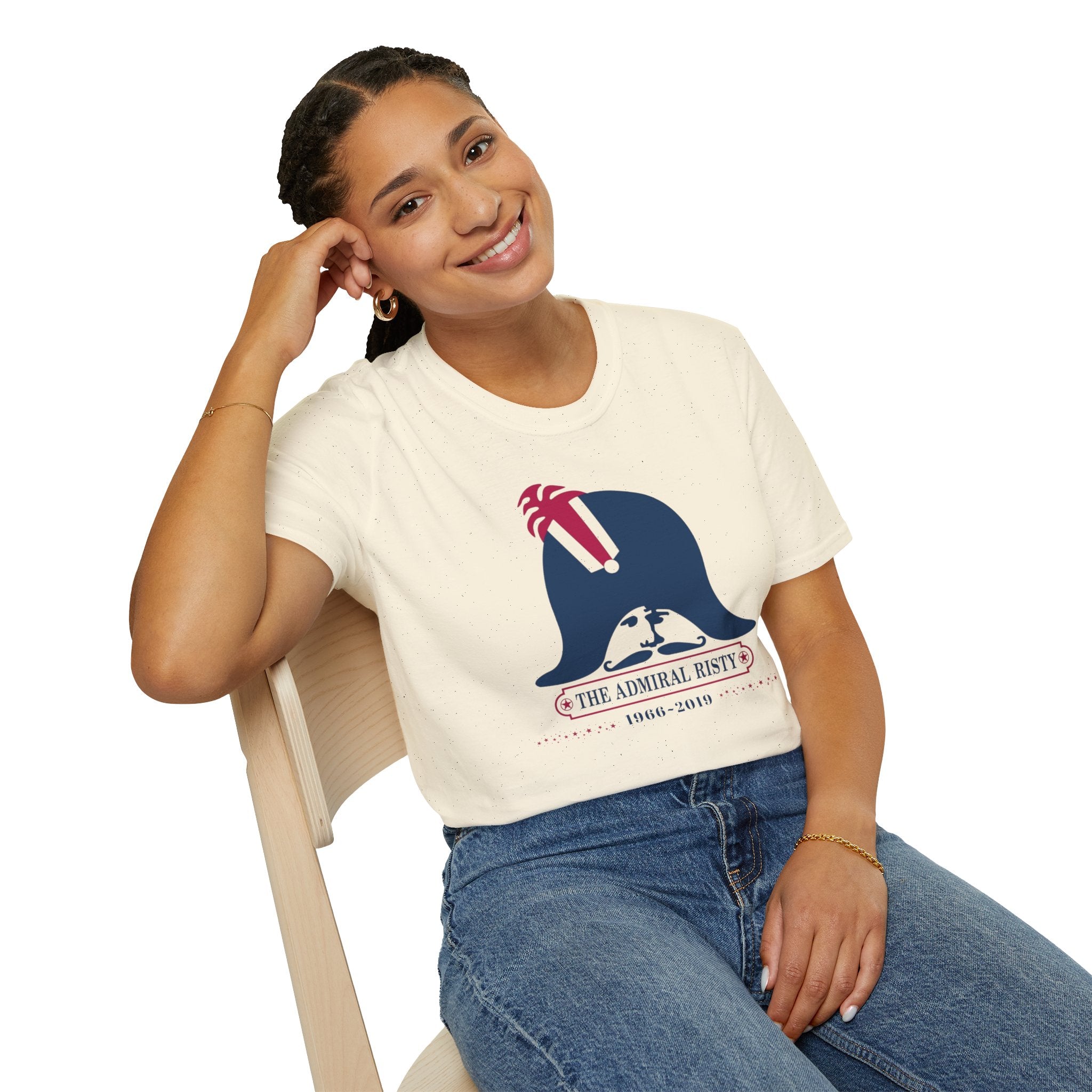Admiral Risty Rancho Palos Verdes 1966 - 2019 Softstyle T-Shirt, Casual Wear, Gift for History Buffs, Unique Graphic Tee, Summer Essential