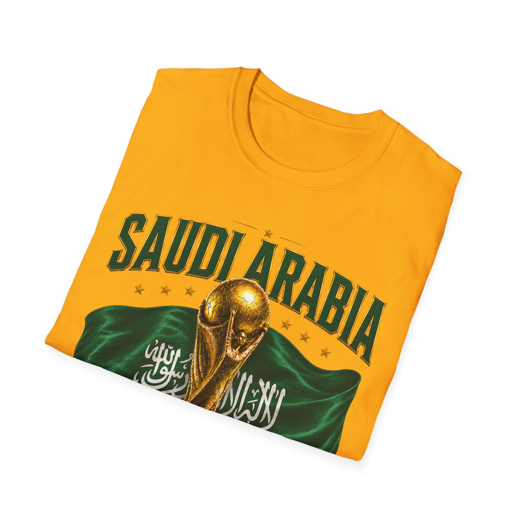 Saudi Arabia 2026 World Cup T-Shirt – Soccer Champion Trophy Design