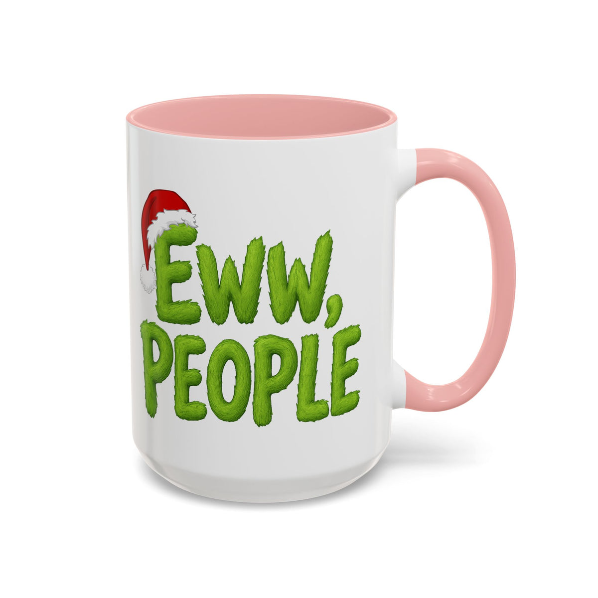 Eww People mug | Accent coffee mug, holiday Santa hat design