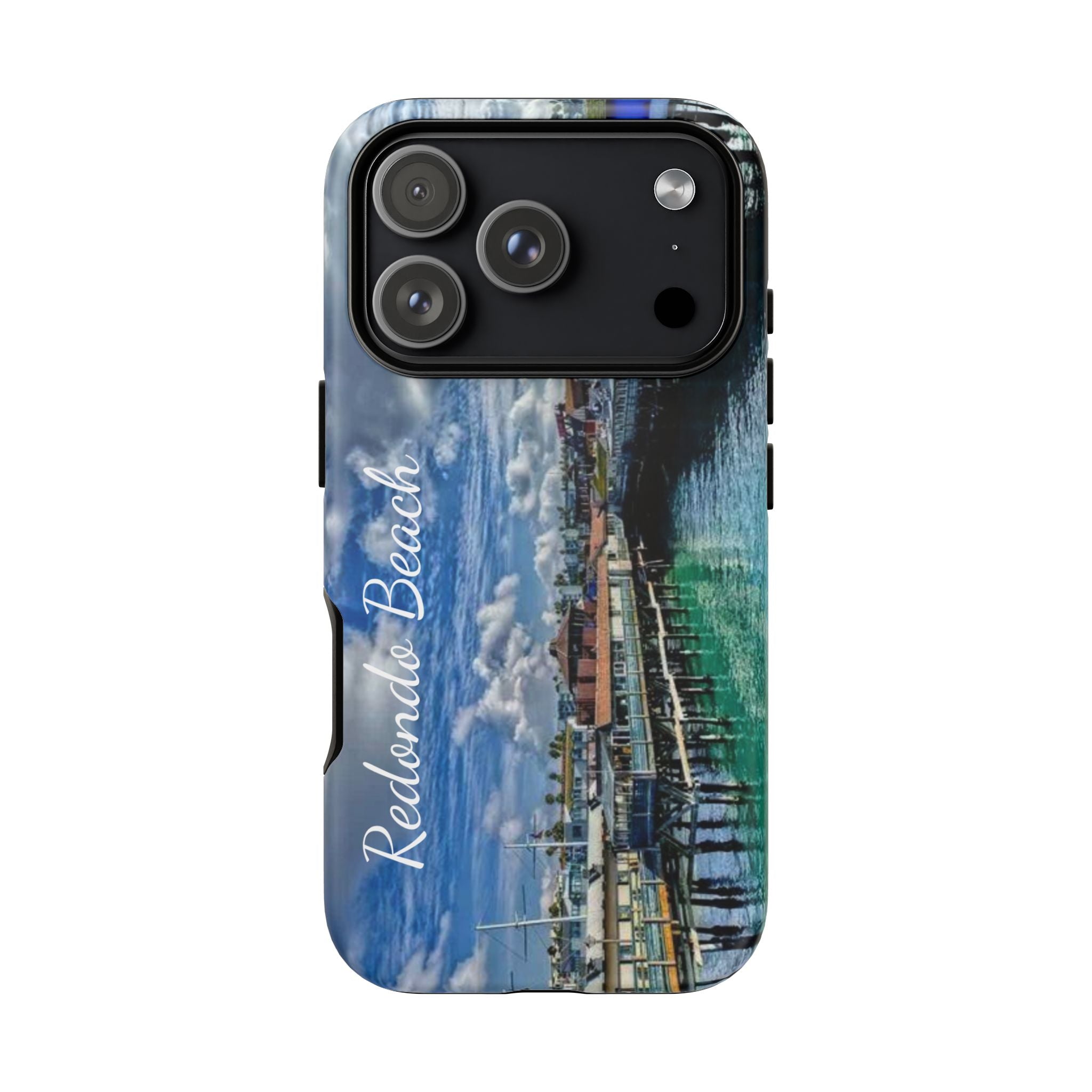 Phone Cases, Redondo Beach California King Harbor Design, Protective Covers, iPhone Accessories, Samsung Accessories, Gift for Travelers
