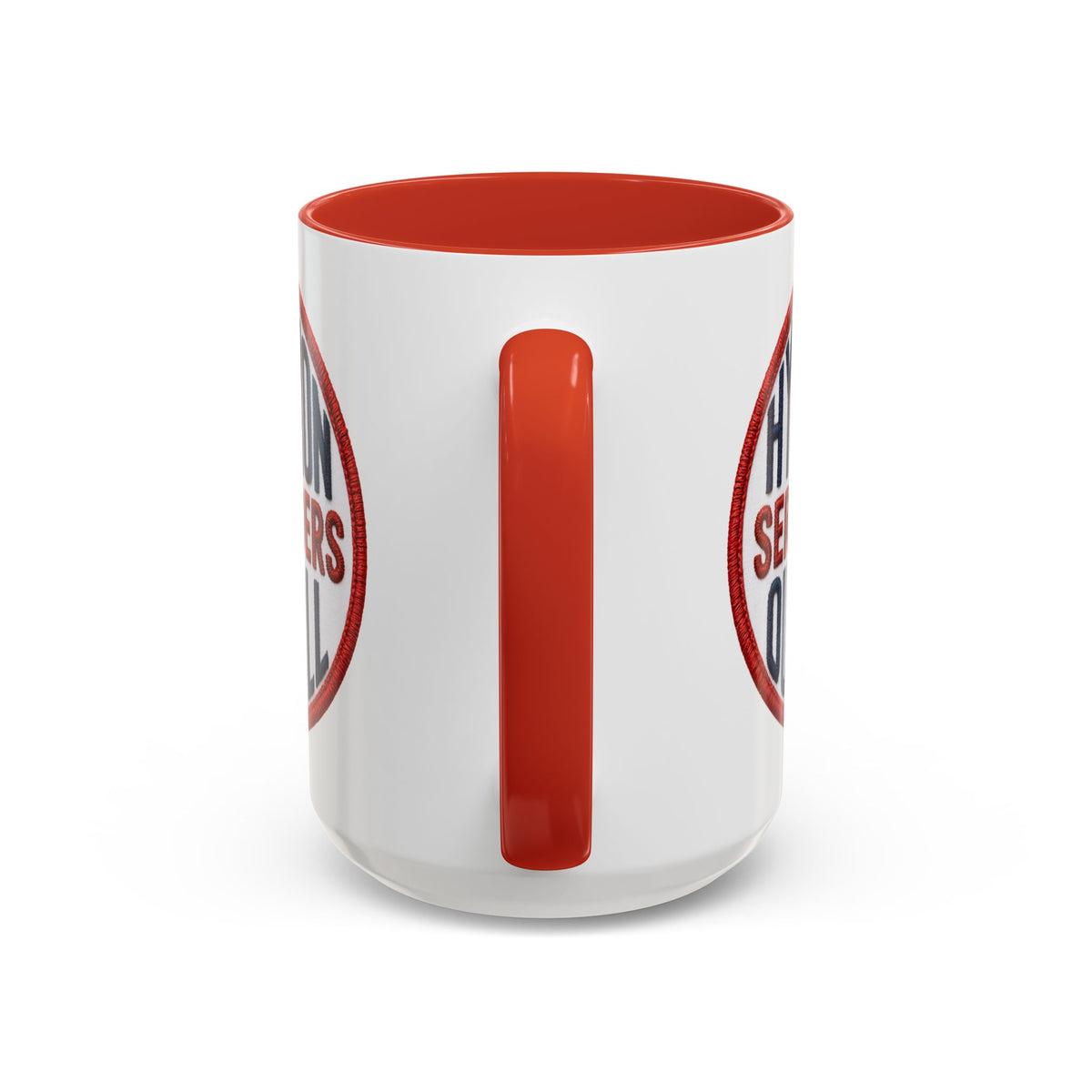 Accent Coffee Mug — "Hyperion Serenaders Outfall" Retro Patch Ceramic Mug (11/15oz)