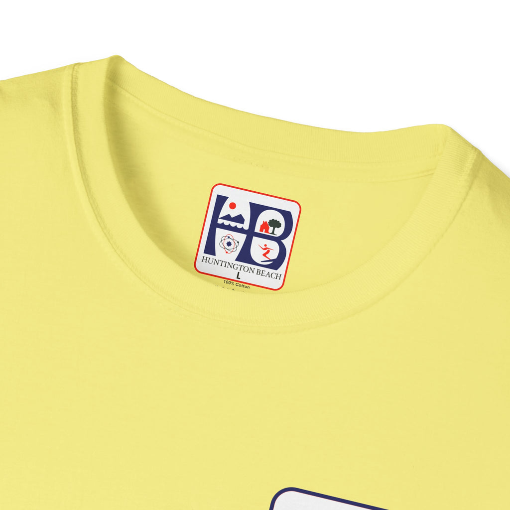 Huntington Beach Retro Logo T-Shirt — HB Surf & Sunset Tee (printed 3 side)