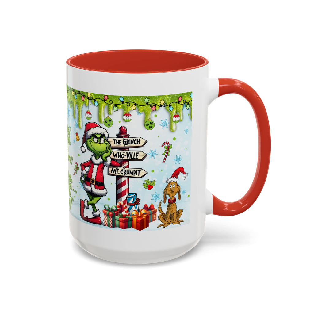 Grinch Christmas quote Accent Coffee Mug | 11oz 15oz