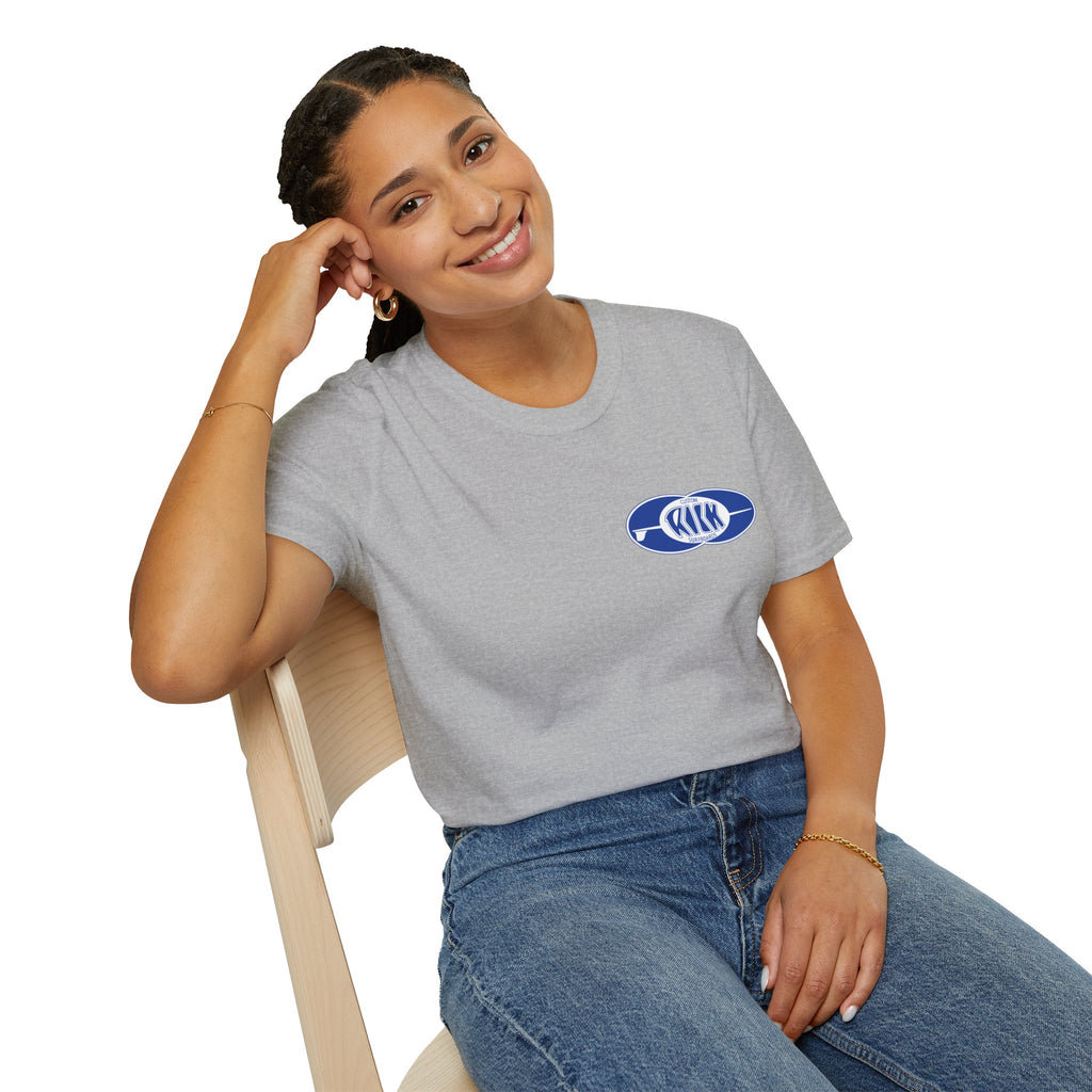 Rick Surfboards Unisex Softstyle T-Shirt Old School Hermosa Beach