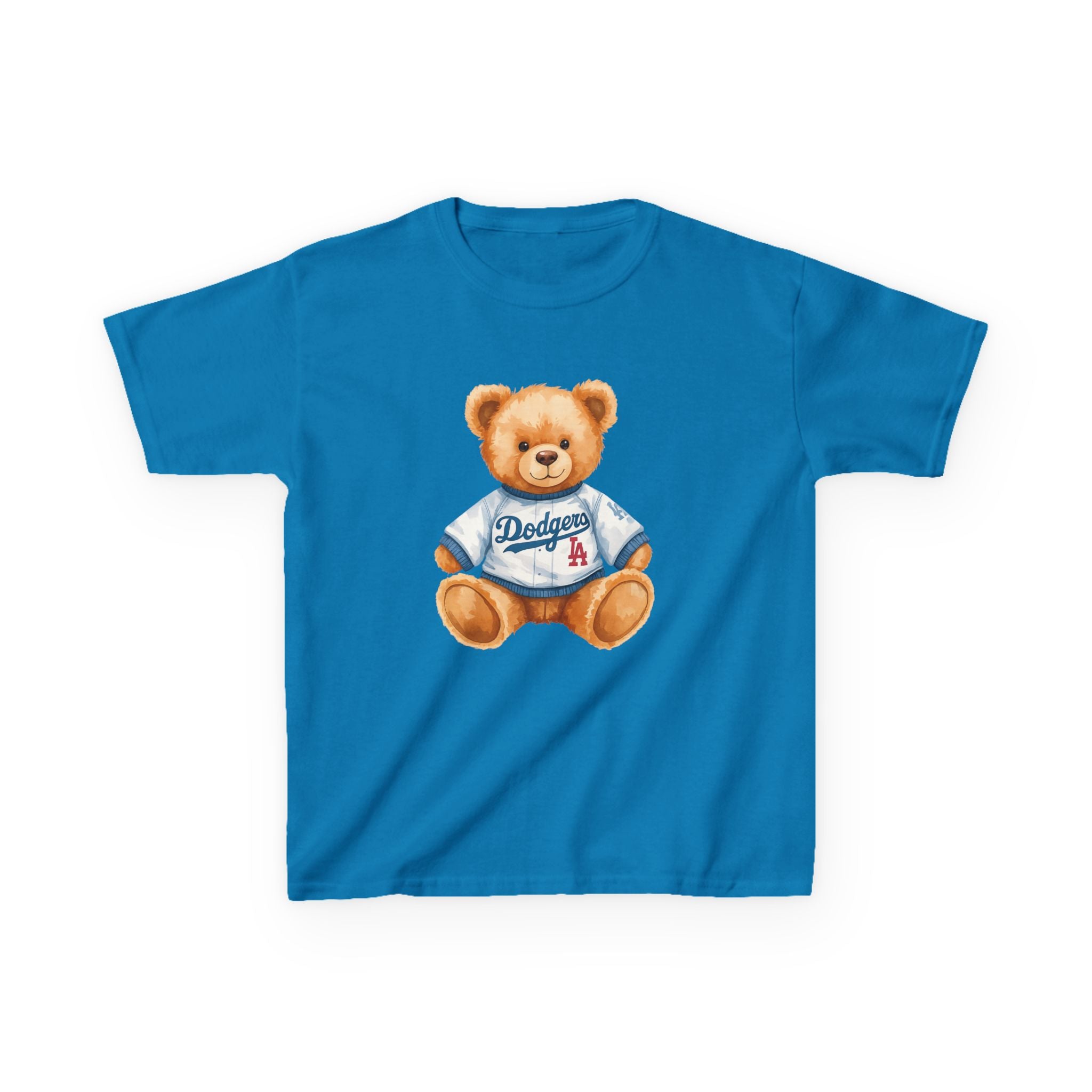 Teddy Bear Tee, Kids Baseball Shirt | Cute Plush Mascot