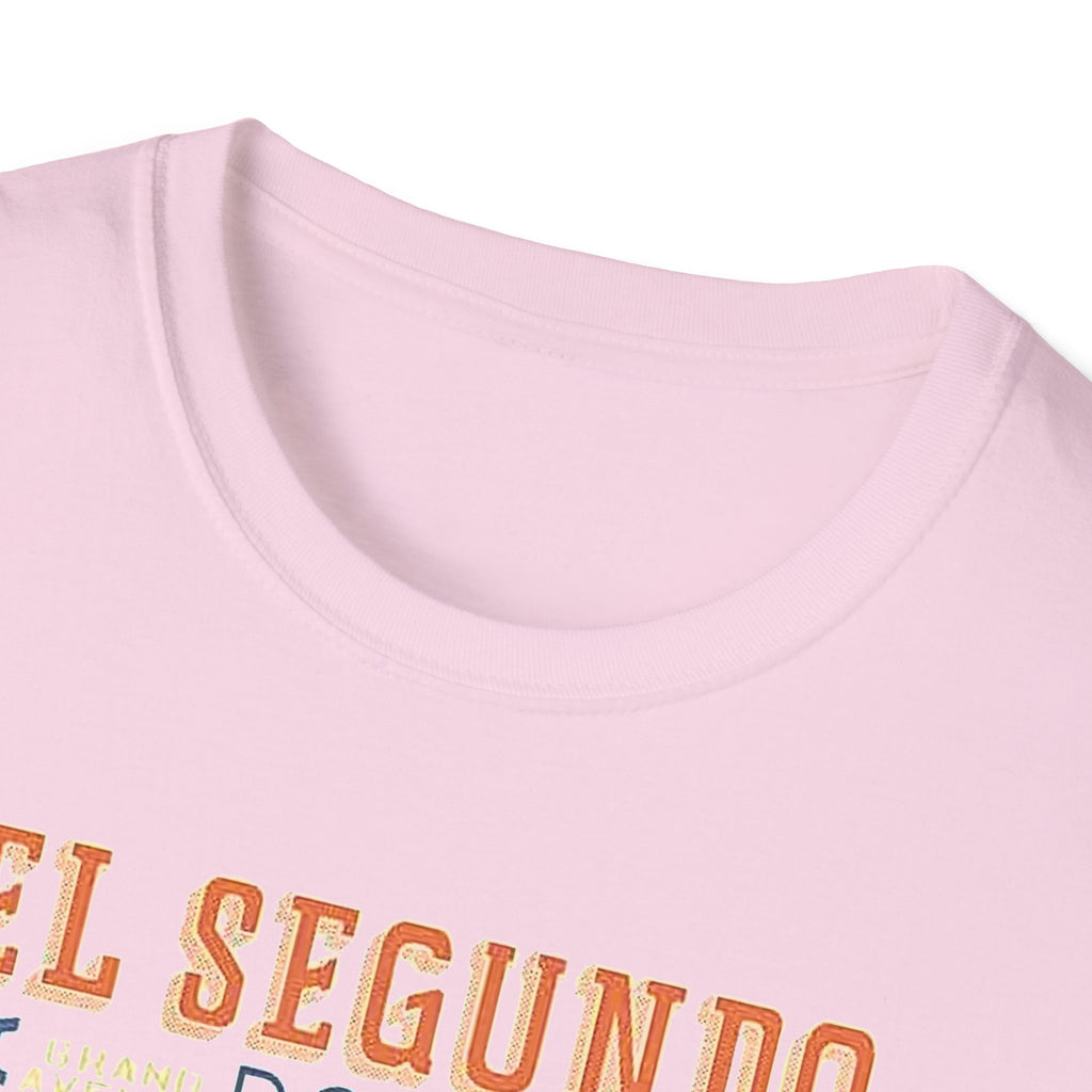 El Segundo Typography T-Shirt | Beach Town Landmarks Word Art