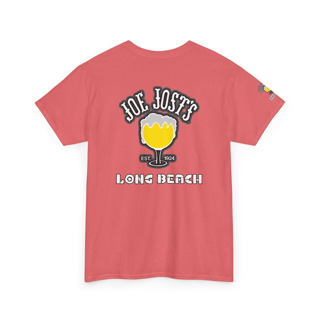 Joe Josts Long Beach California Men's and Woman's Heavy Cotton Tee - Printed 4 Areas