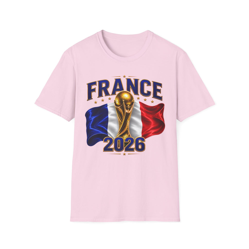 France World Cup 2026 T-Shirt — French Flag & Trophy Soccer Tee