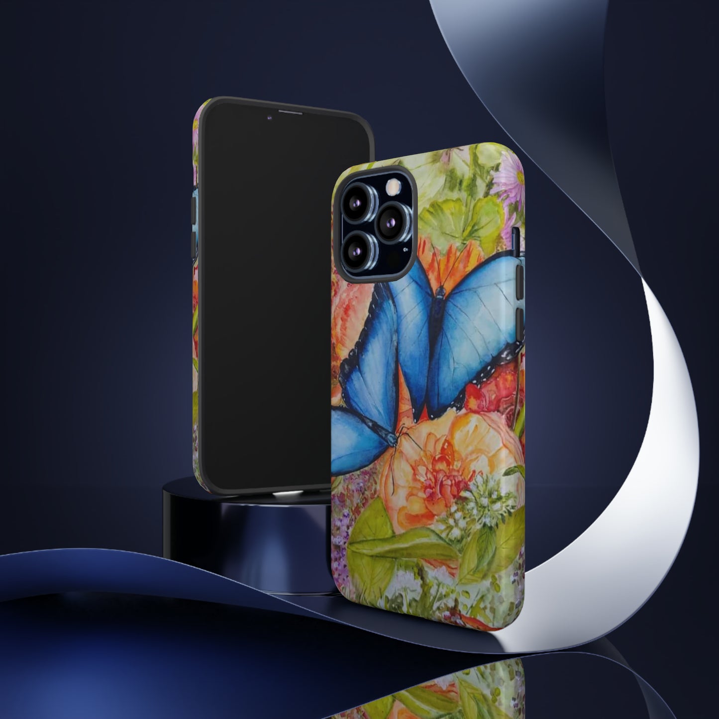 California Blue Butterfly - All IPhone and Samsung Tough Cases