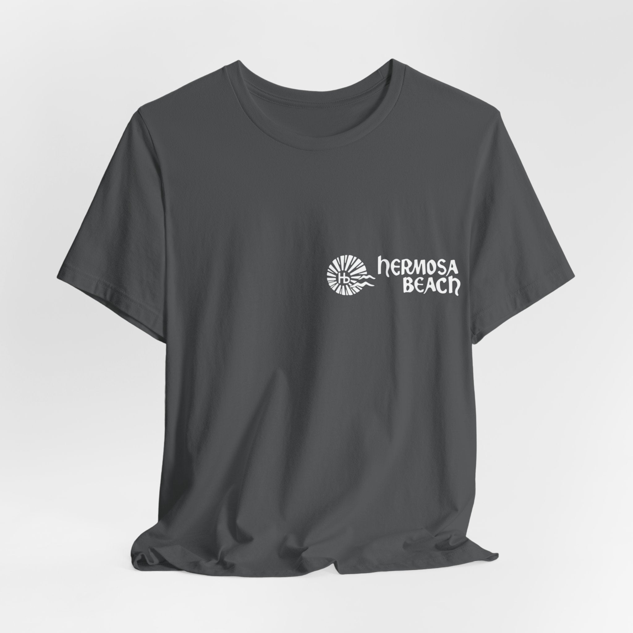 Hermosa Beach Tee — Colorful Front/Back Print Jersey T-Shirt
