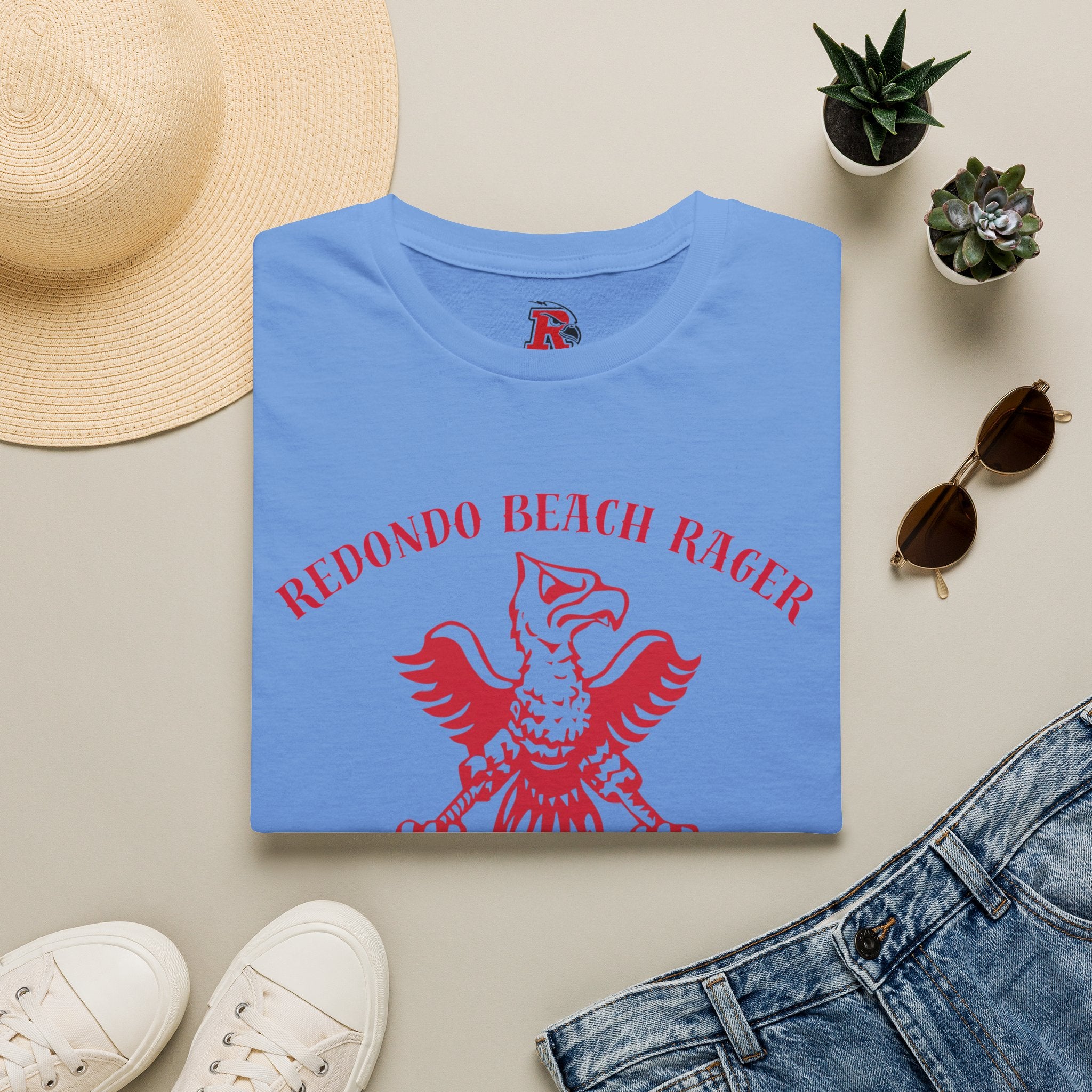 Redondo Beach Rager T-Shirt —  First Annual All Class Reunion 7-25-26 at Seaside Lagoon Redondo Beach