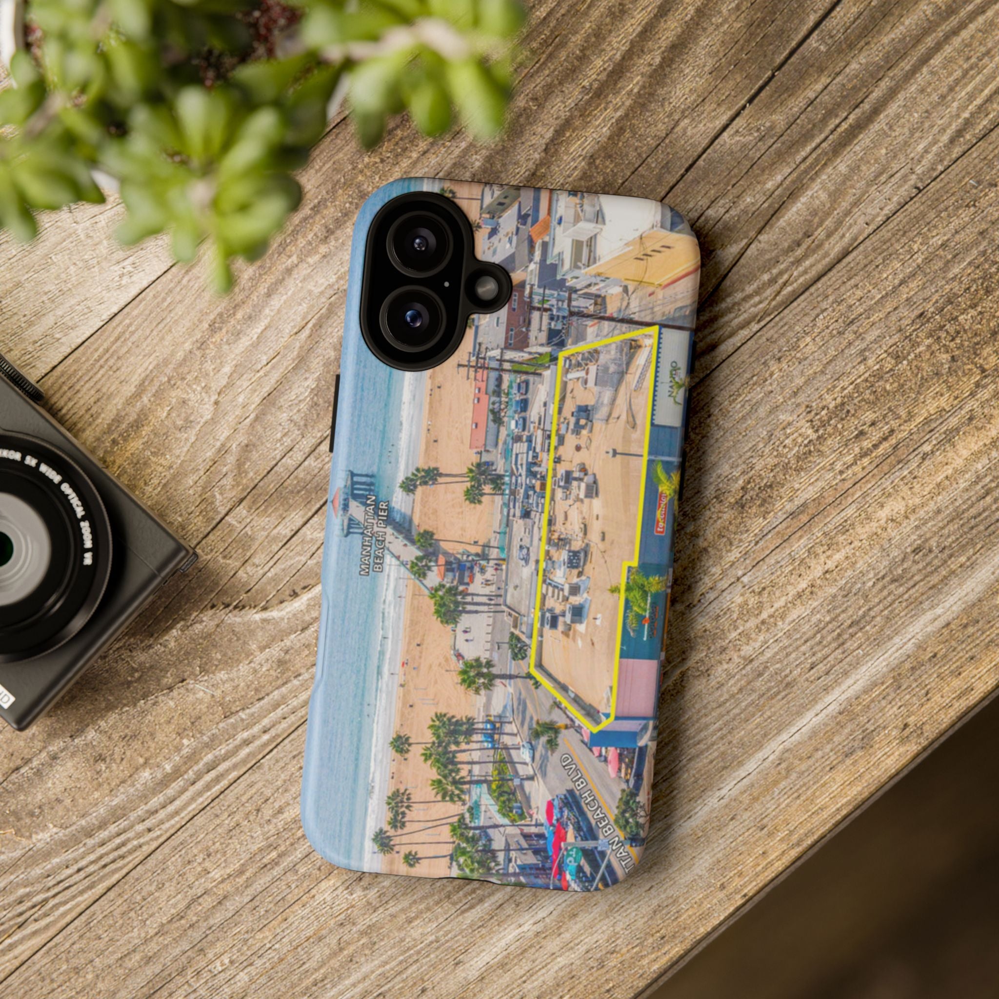 Phone Cases, Manhattan Beach California iPhone Samsung Google Tough Cases, Beach Lovers Gifts, Coastal Accessories, Ocean Phone Covers,