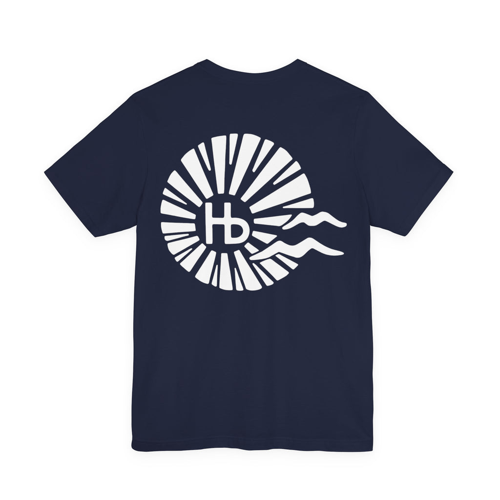Hermosa Beach Tee — Colorful Front/Back Print Jersey T-Shirt