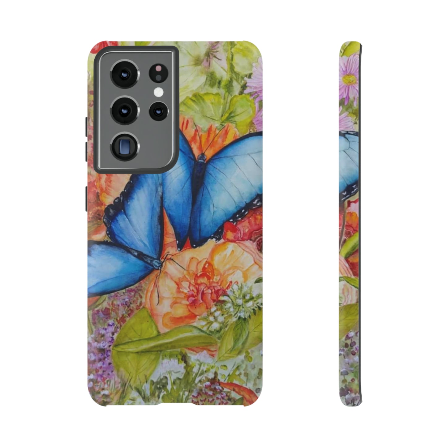 California Blue Butterfly - All IPhone and Samsung Tough Cases