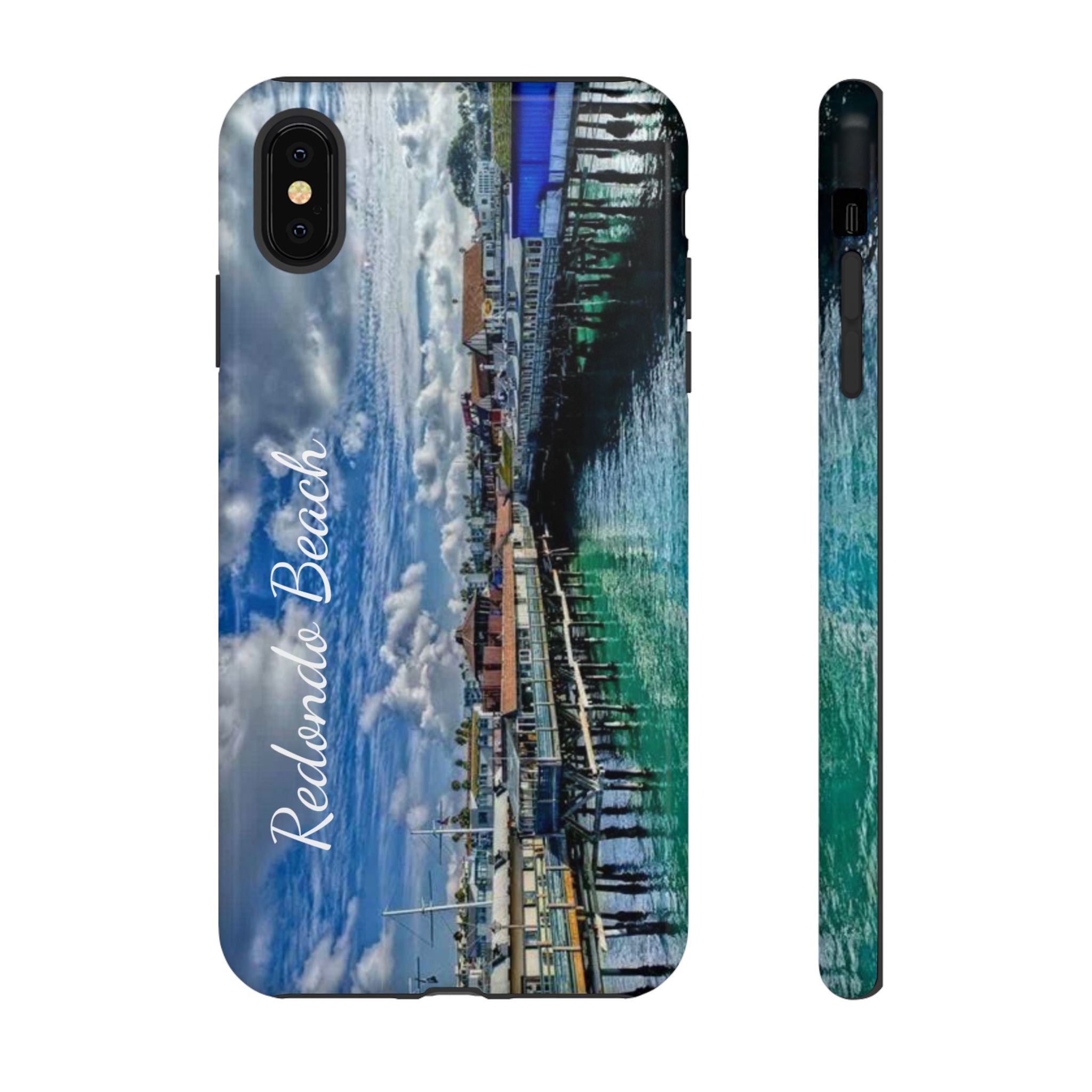 Phone Cases, Redondo Beach California King Harbor Design, Protective Covers, iPhone Accessories, Samsung Accessories, Gift for Travelers