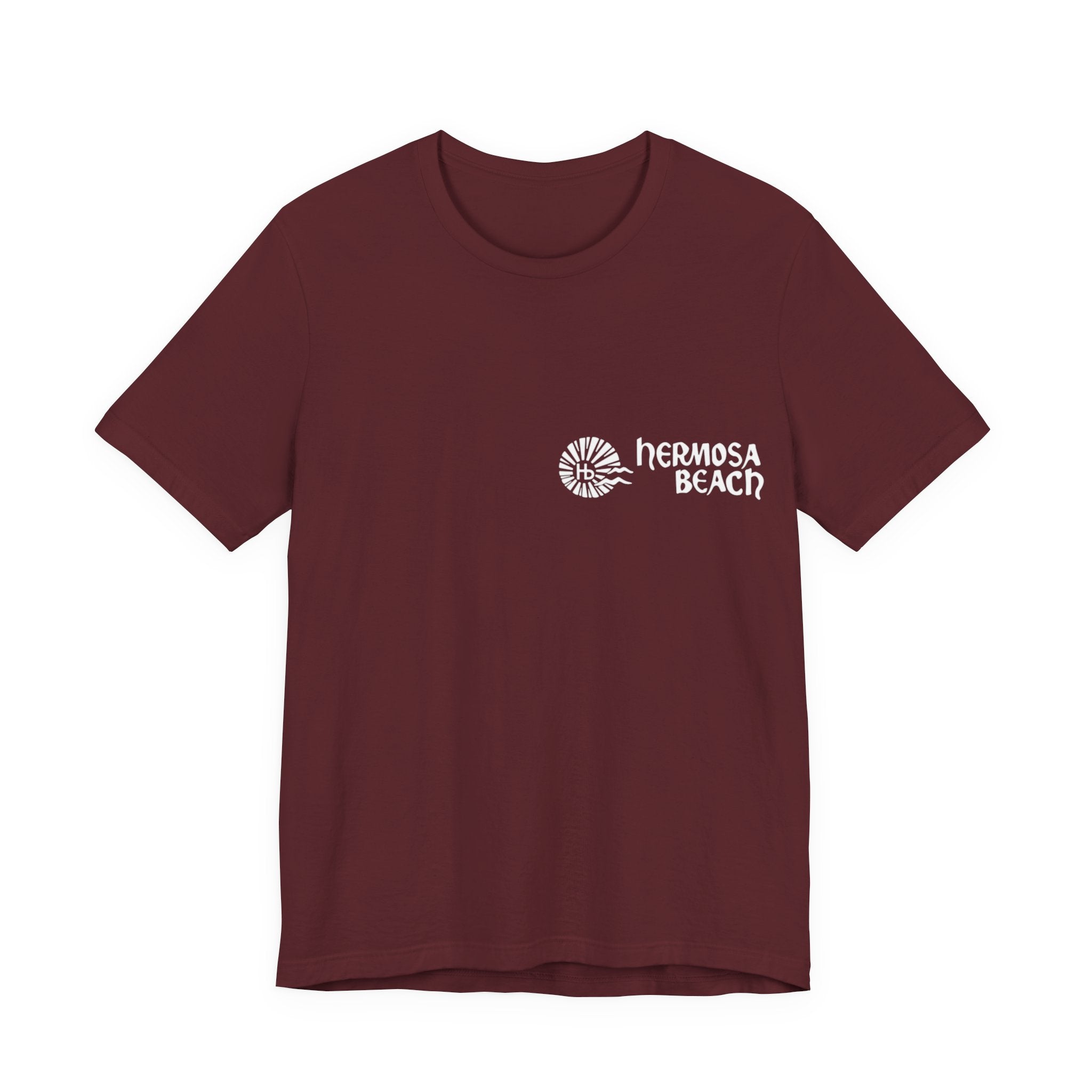 Hermosa Beach Tee — Colorful Front/Back Print Jersey T-Shirt