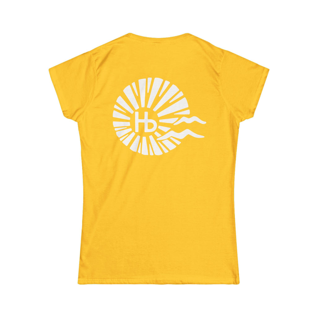 Hermosa Beach Sunset Logo Tee | Hb California Nautical Sunburst T-Shirt